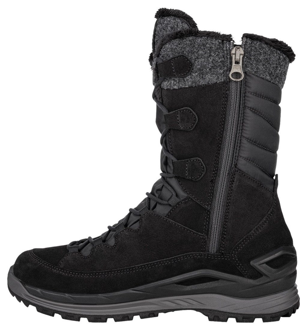 Lowa Barina EVO GTX (Veloursleder, wasserdicht) schwarz/anthrazit Damen Winterstiefel – Bild 4 von 5