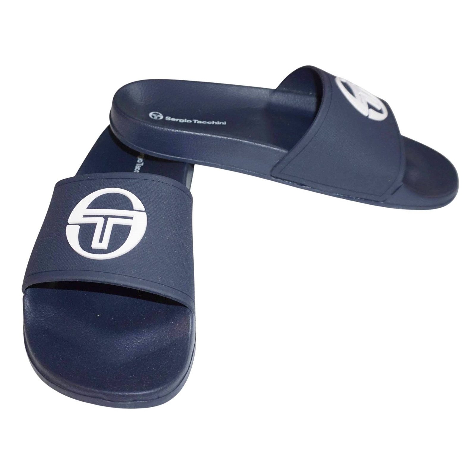 Sergio Tacchini Badelatschen Sergio Tacchini Triod Badepantolette vorgeformtes Fußbett
