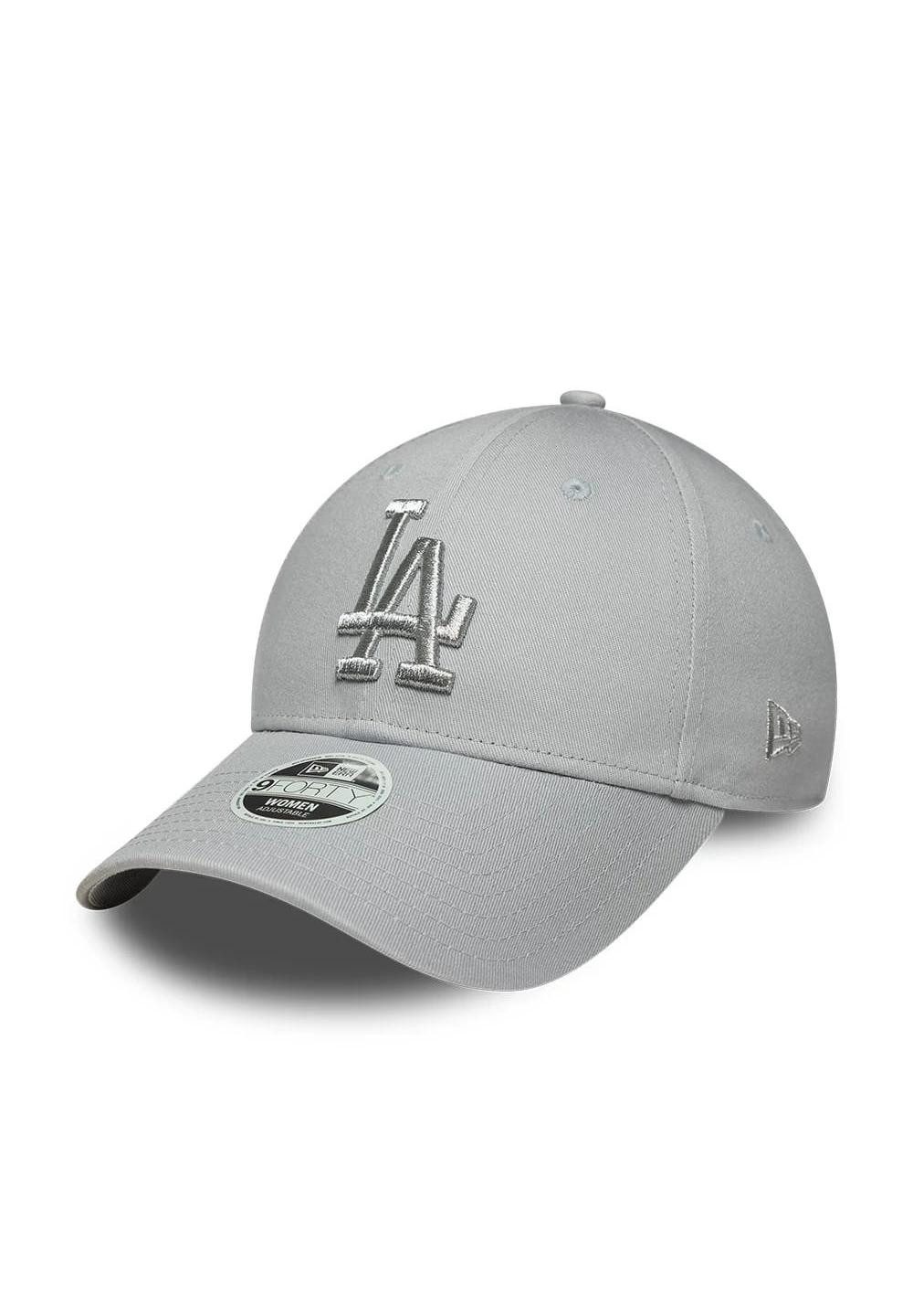 New Era Baseball Cap Los Angeles Dodgers Metallic 9Forty Cap New Era Grau (1-St)