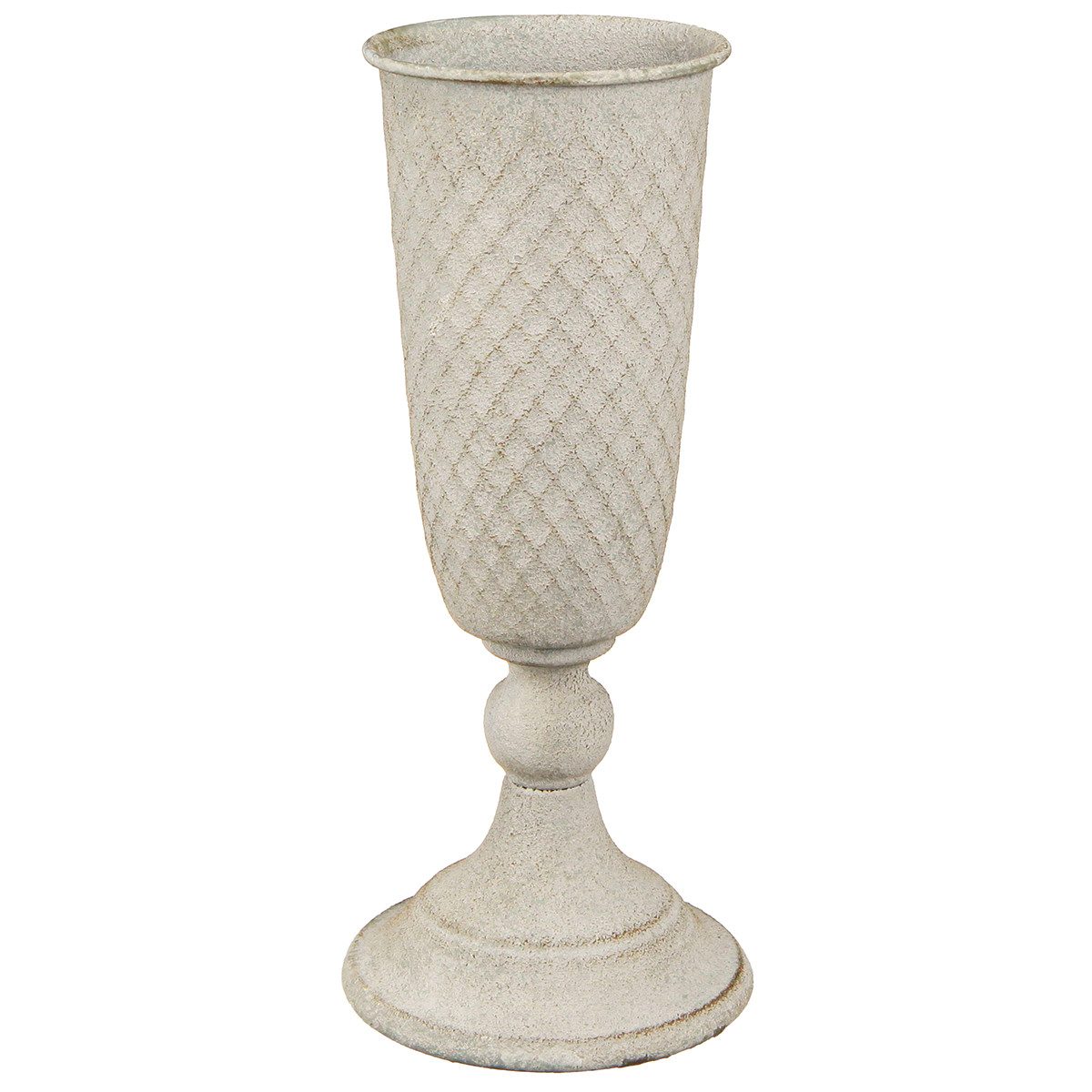 Florists Products Dekoschale Pokalvase Metall im Vintage-Look für nostalgische Dekoration
