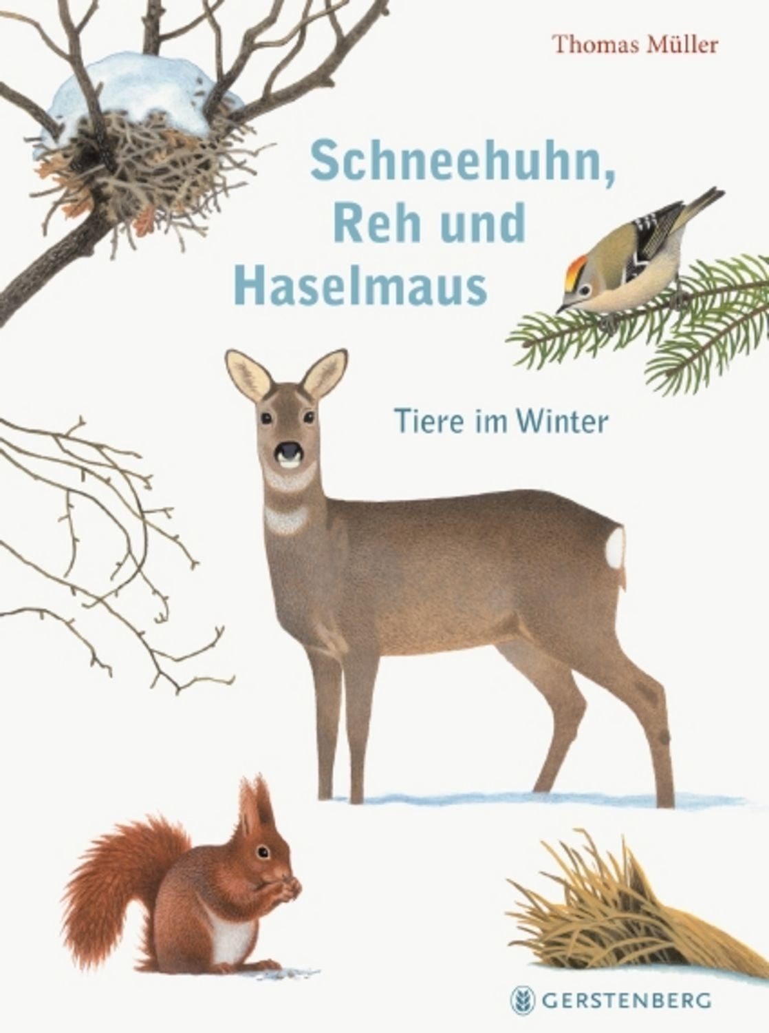 Schneehuhn, Reh und Haselmaus / Thomas Müller