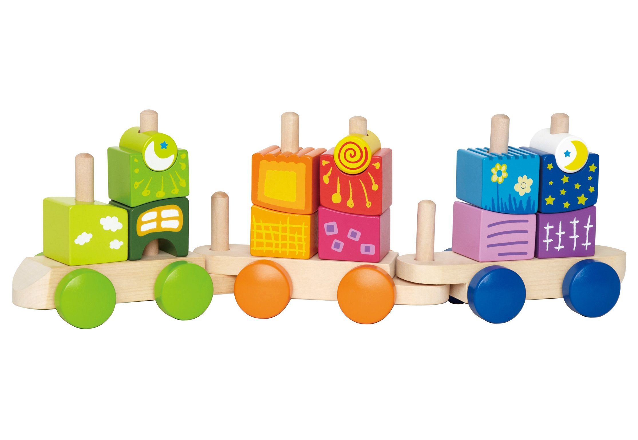 Hape Spielzeug-Eisenbahn, (Set, 17-tlg), mit Fantasiebausteinen online  kaufen | OTTO