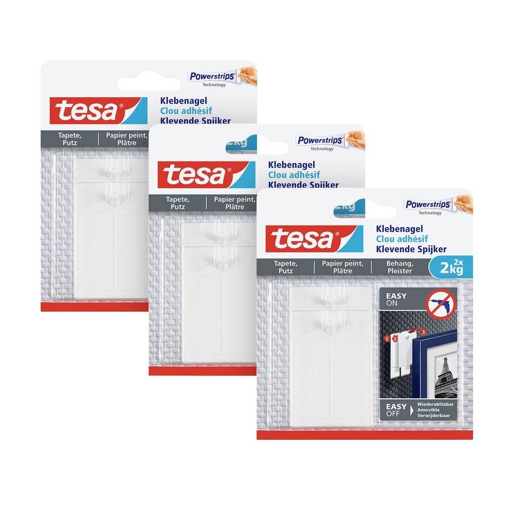 tesa Keilrahmen Klebenagel 77776-00500-00, verstellbar