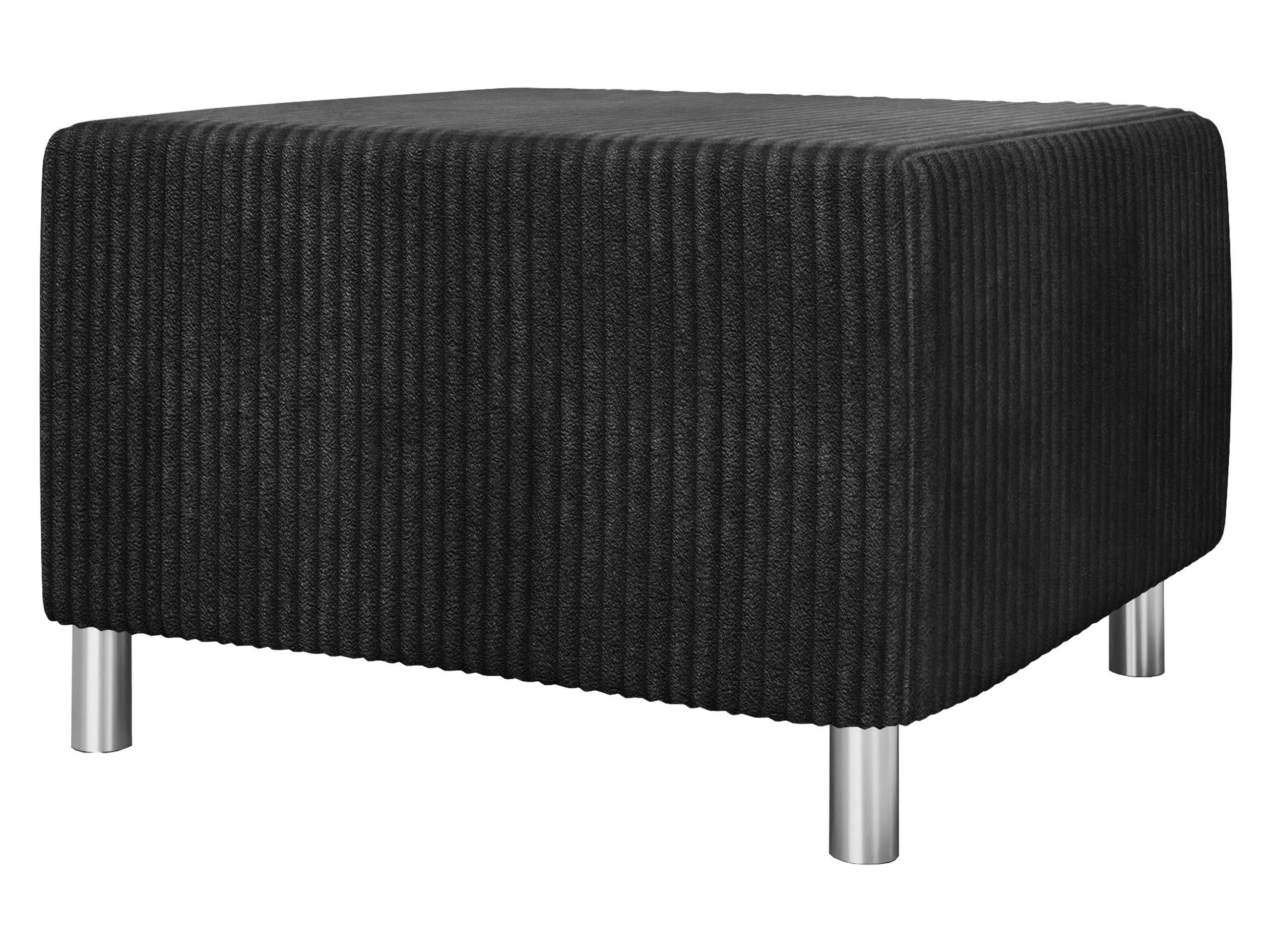 MIRJAN24 Polsterhocker Dover Cord, 65x56x42 cm