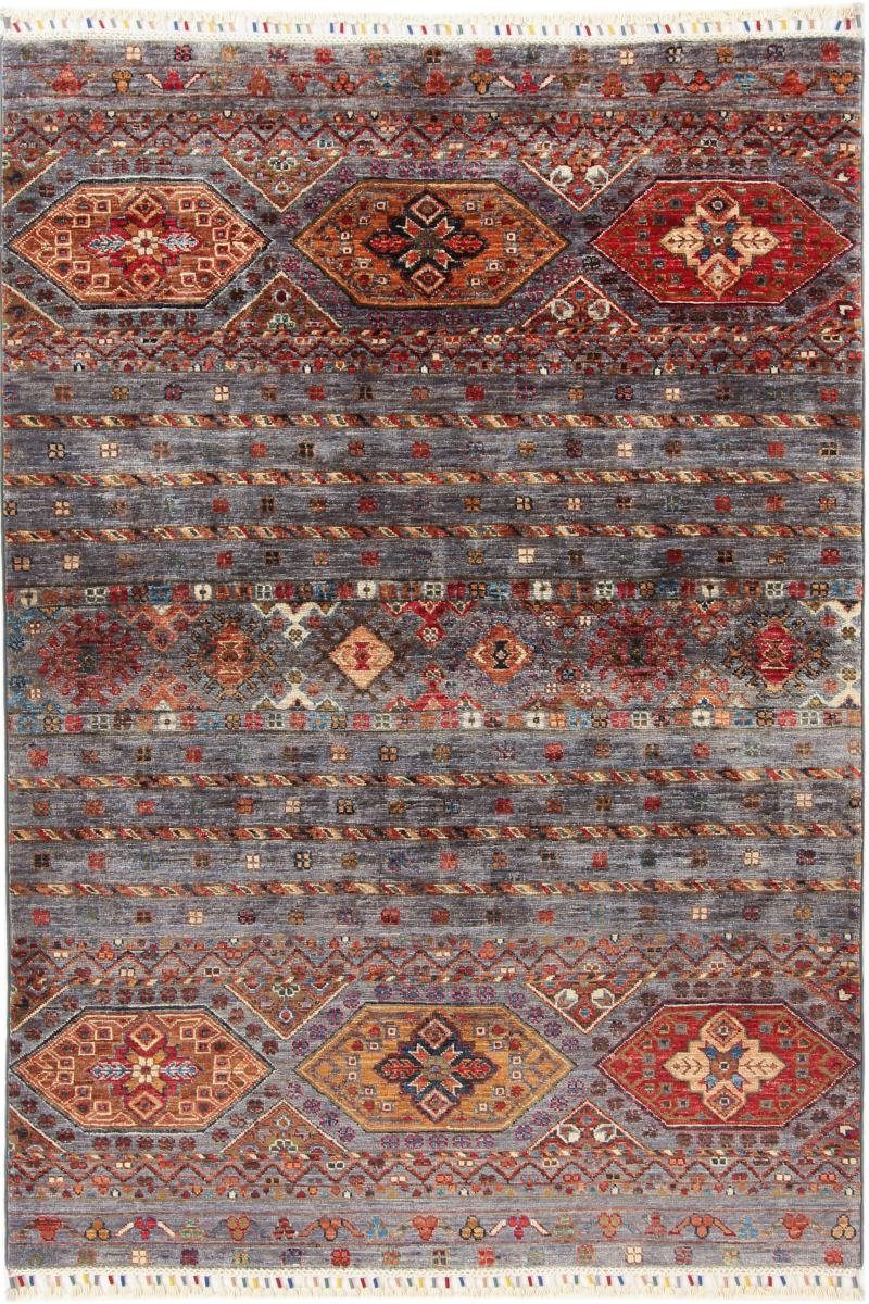 Orientteppich Arijana Shaal 130x186 Handgeknüpfter Orientteppich, Nain Trading, rechteckig, Höhe: 5 mm