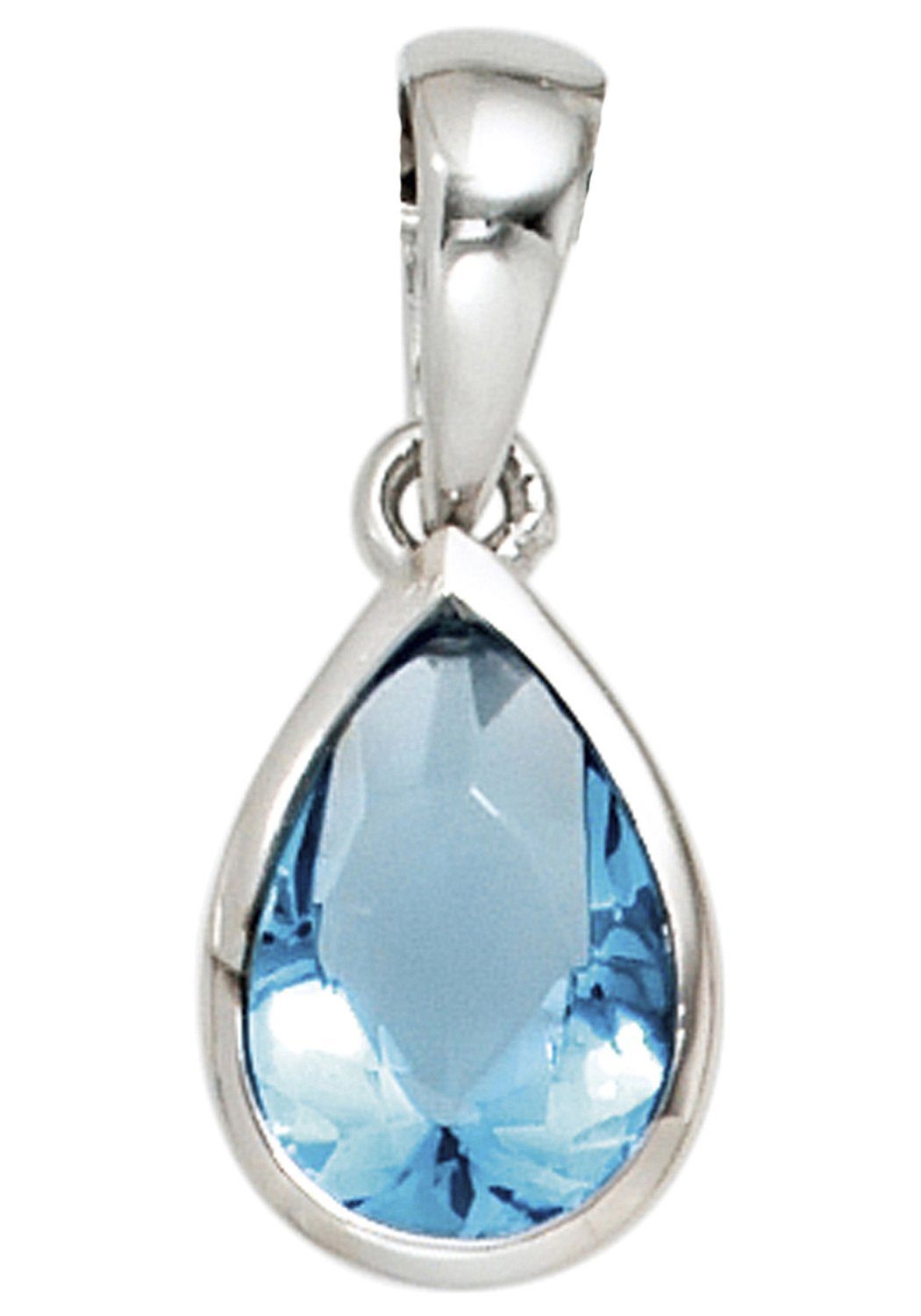 JOBO Kettenanhänger Anhänger Tropfen, 925 Silber mit Zirkonia günstig online kaufen