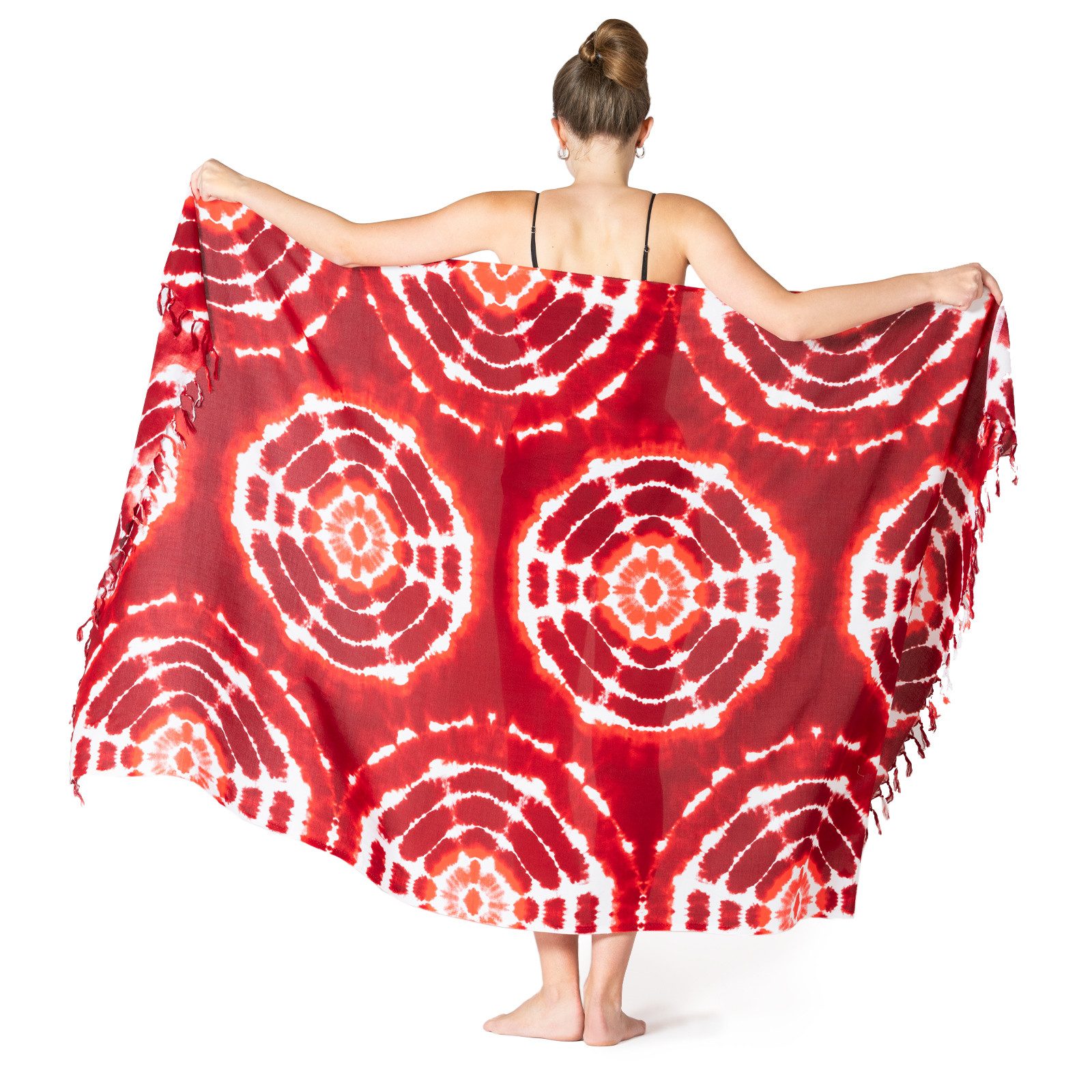 PANASIAM Pareo Sarong Tie-Dye farbenfrohes Hüfttuch günstig online kaufen
