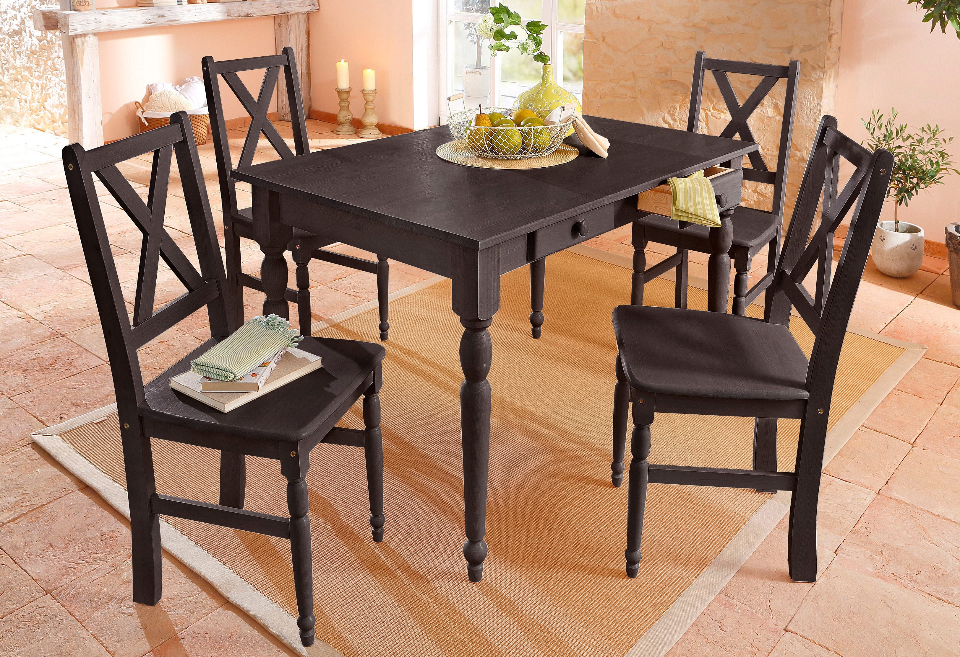 Essgruppe von HOME AFFAIRE 5-teilig kolonialfarben - ab 329,99€