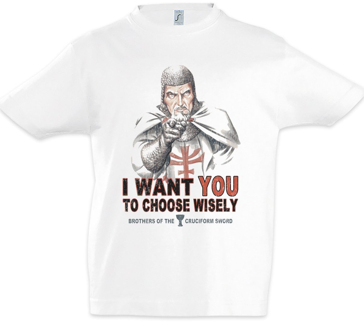 Print-Shirt Choose Wisely Kinder T-Shirt Indiana Temple Jones Fun Crusader Knight
