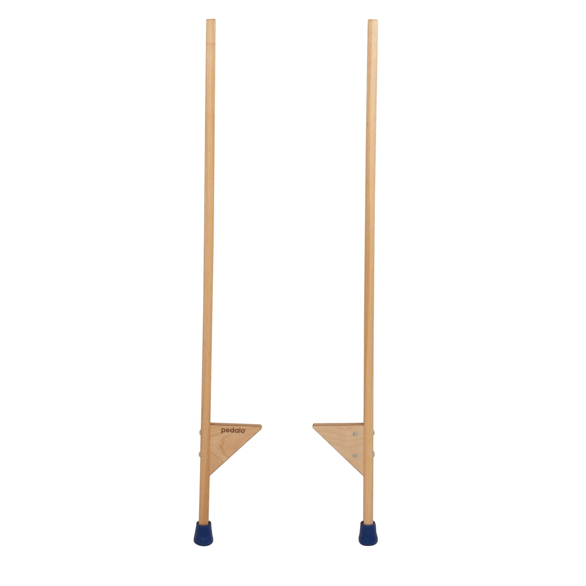 pedalo® Balanceboard Stelzen I verstellbare Holzstelze Esche I Antirutsch-Gummifüße, stabil, ergonomisches Greifen, 7-fach höhenverstellbare Fußrasten