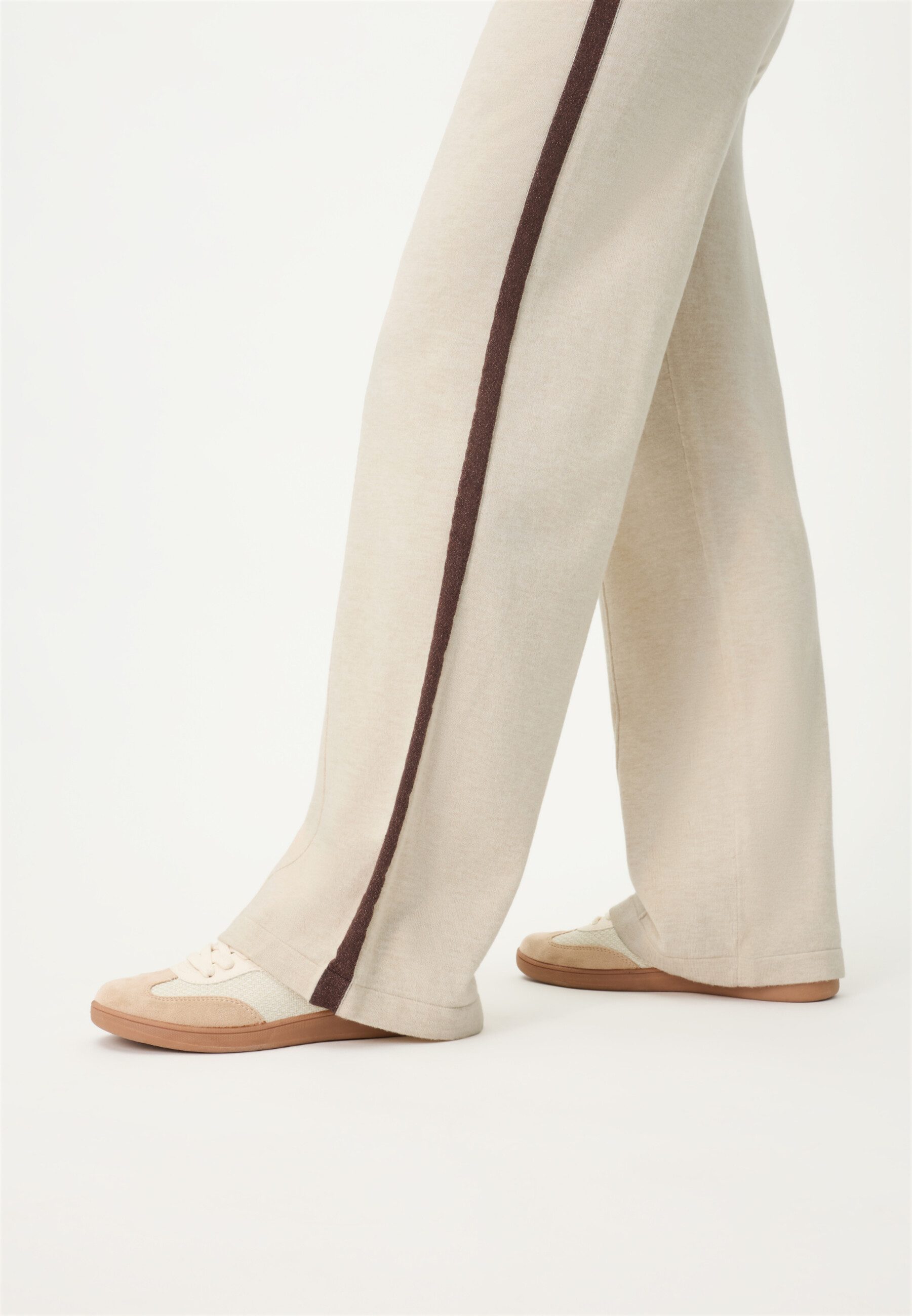 Olsen Strickhose mit seitlichen Streifen
