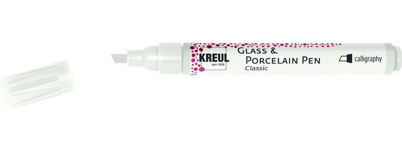 Kalligraph Porcelain Kreul Pen & Kreul Classic Glass Künstlerstift