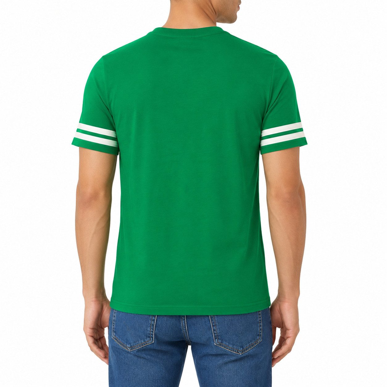 Sergio Tacchini T-Shirt T-Shirt Sergio Tacchini Ischia (1-tlg) Kontraststreifen an den Ärmeln und auf der Brust