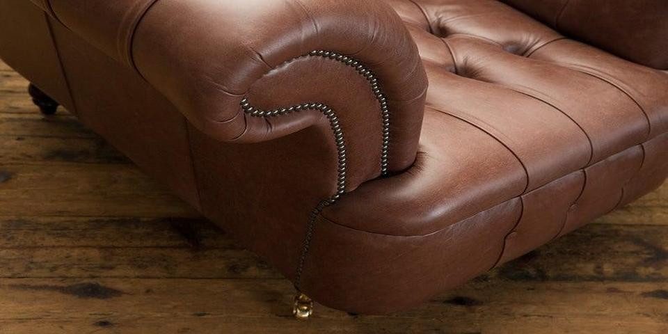 Xlmoebel Chesterfield-Sessel Eleganter Sessel im Chesterfield Design aus hochwertigem Textil (Sessel (1 Sitzer), Hergestellt in Europa