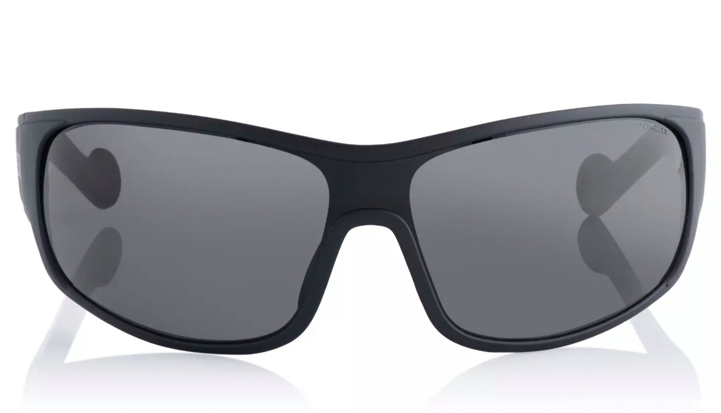 MONCLER Sonnenbrille Shield Ski Mask Visor Brille Offiziellen Moncler-Etui im Design einer gesteppten Nylonweste
