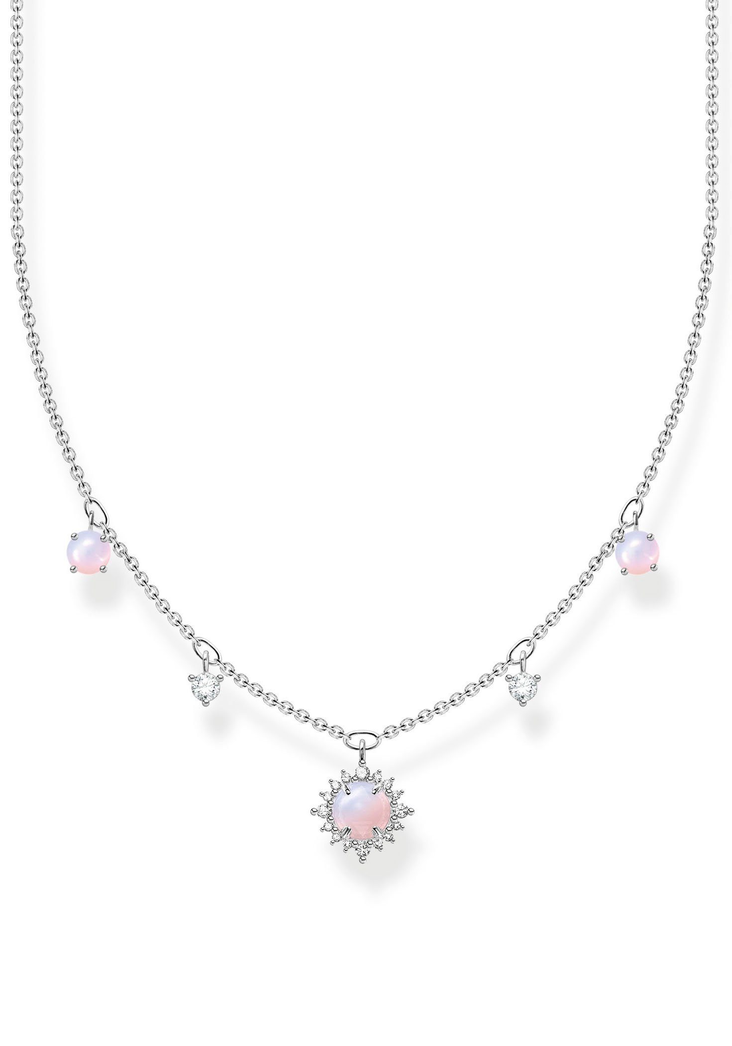 THOMAS SABO Kette mit Anhänger Opal-Imi...