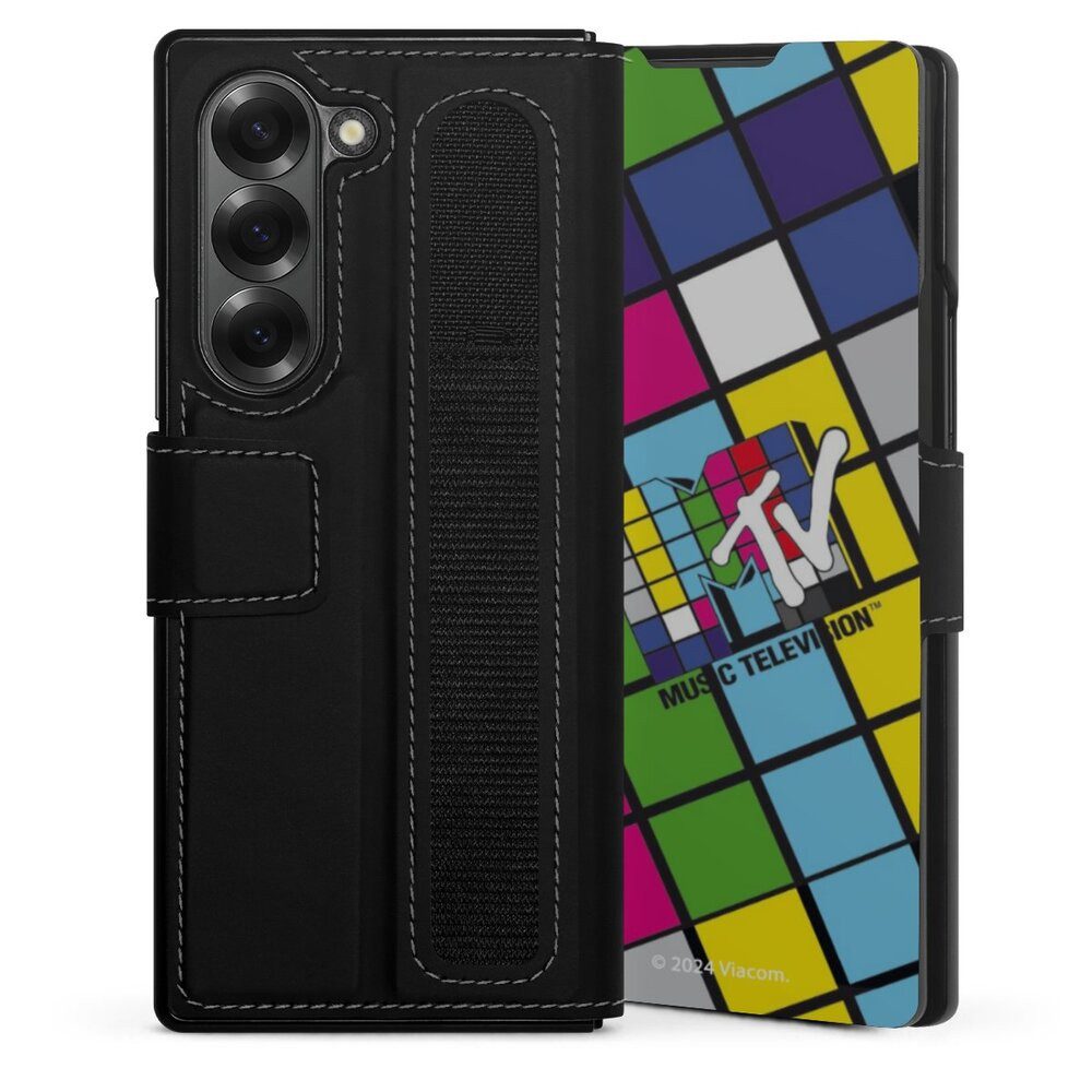 DeinDesign Handyhülle MTV Music Televison Offizielles Lizenzprodukt Fanartikel, Samsung Galaxy Z Fold 6 Hülle Handy Flip Case Wallet Cover