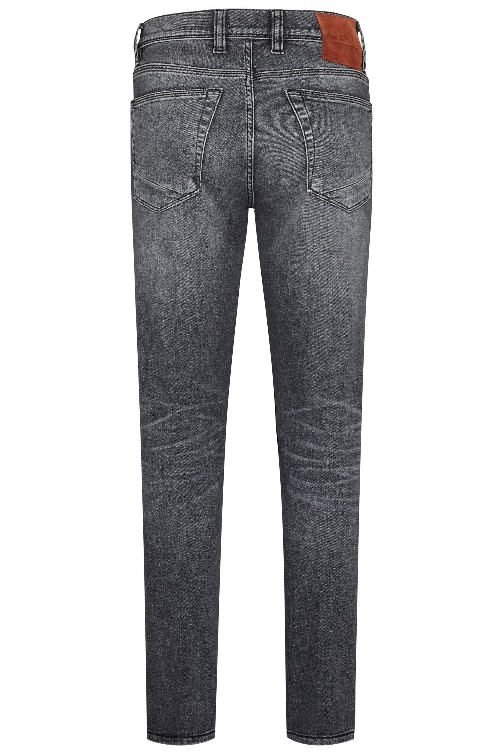 5-Pocket-Jeans weicher mit Haptik bugatti hellgrau besonders