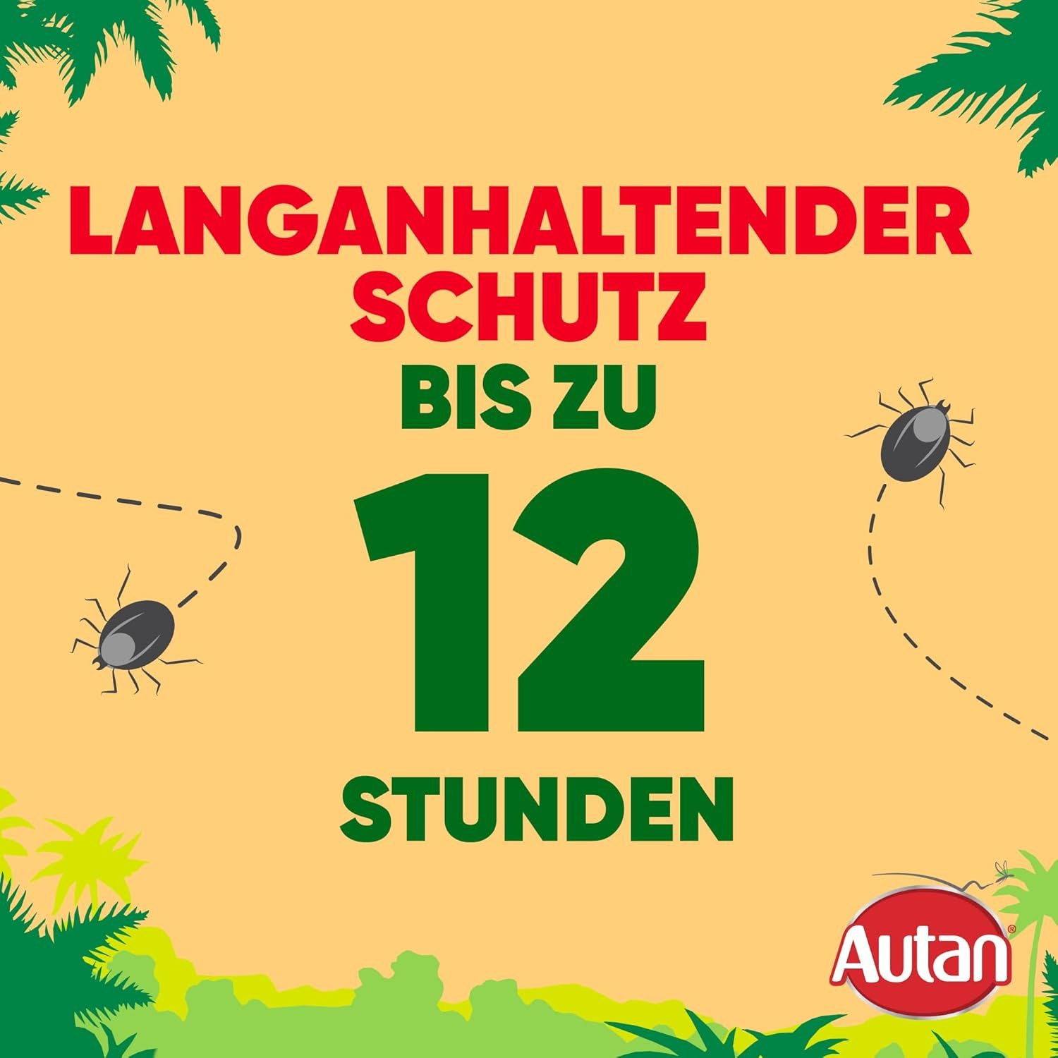 Autan Insektenschutz-Spray Protection Plus Zeckenschutz Pumpspray, 100 ml