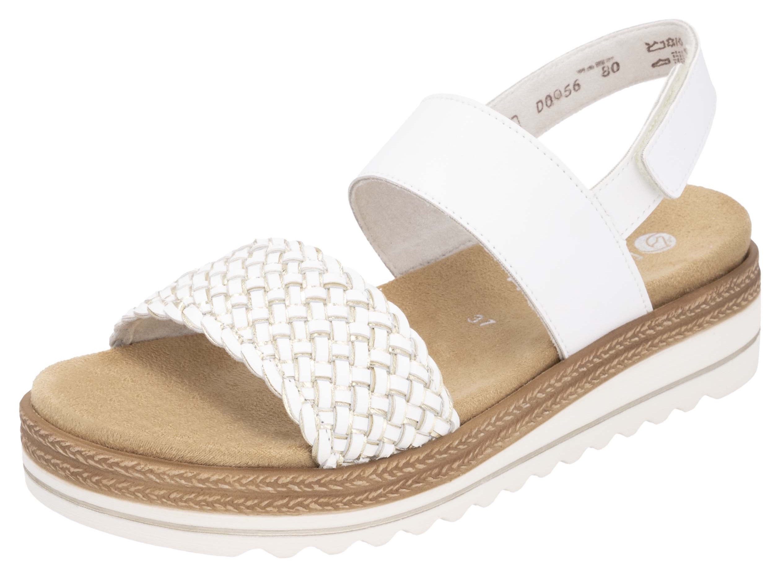 Remonte ELLE-Collection Keilsandalette, Sommerschuh, Sandale, Keilabsatz, günstig online kaufen