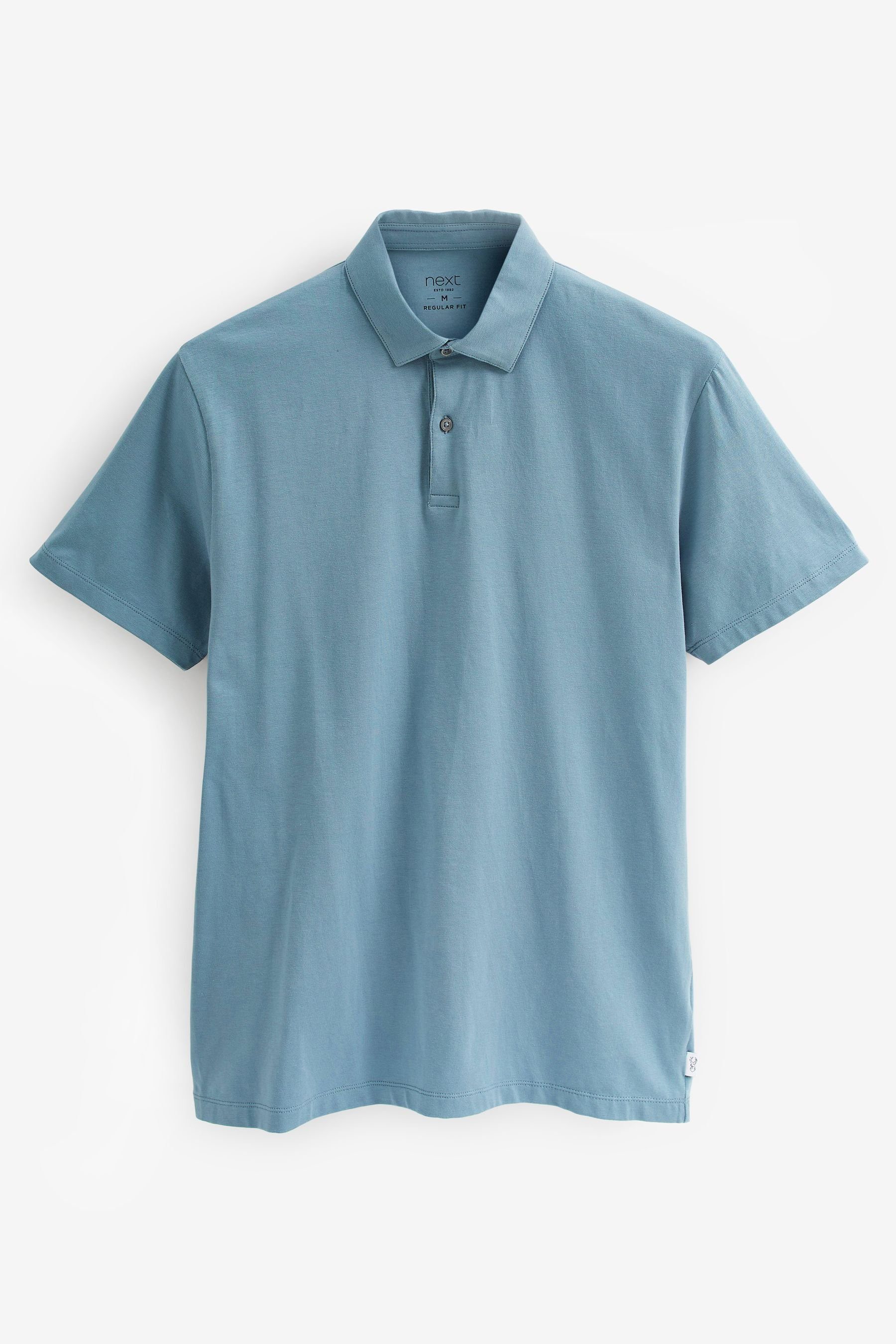 Blue Poloshirt Next Poloshirt (1-tlg)