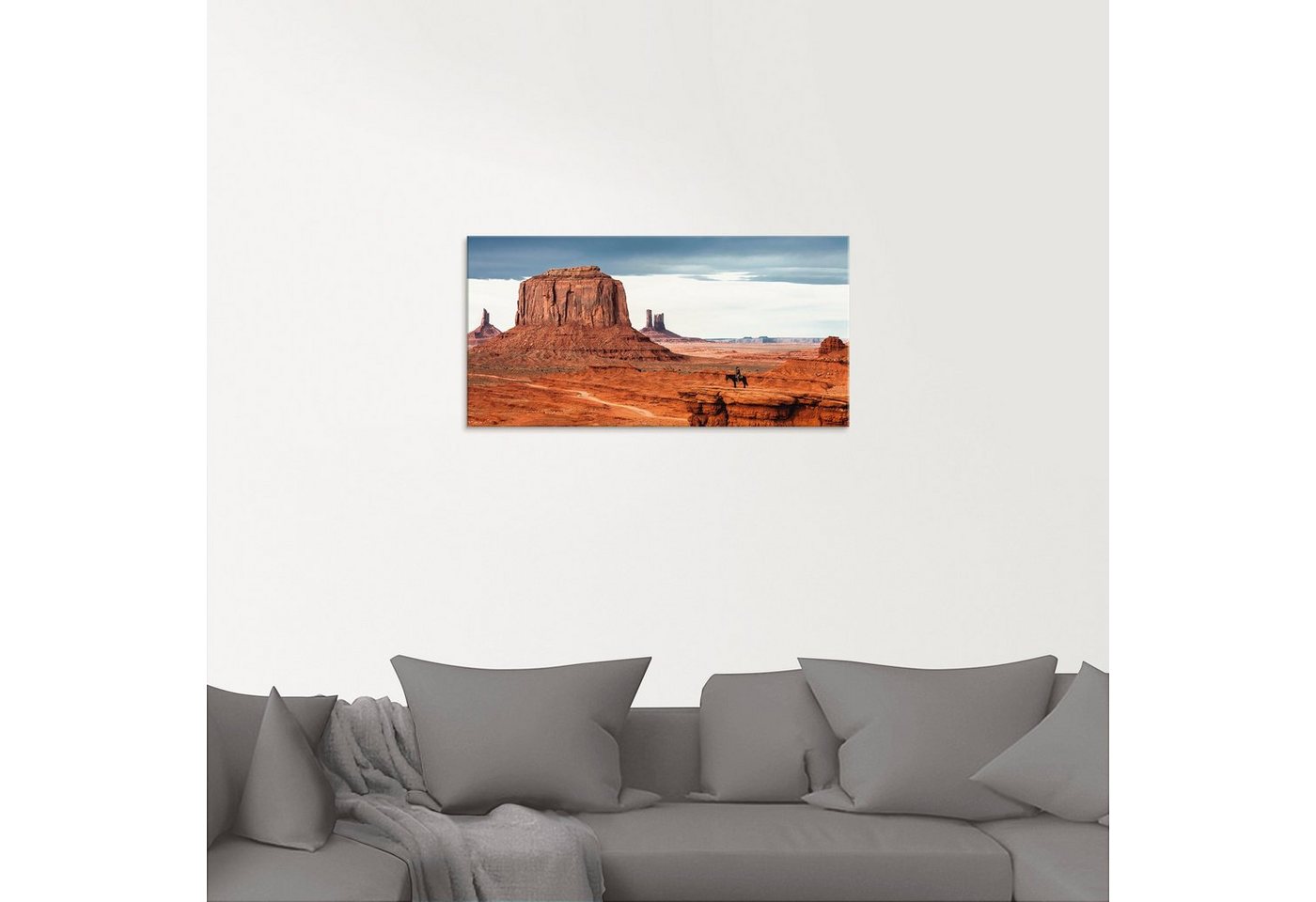 Artland Glasbild »Colorado - Utah Monument Valley«, Amerika (1 Stück)-kaufen