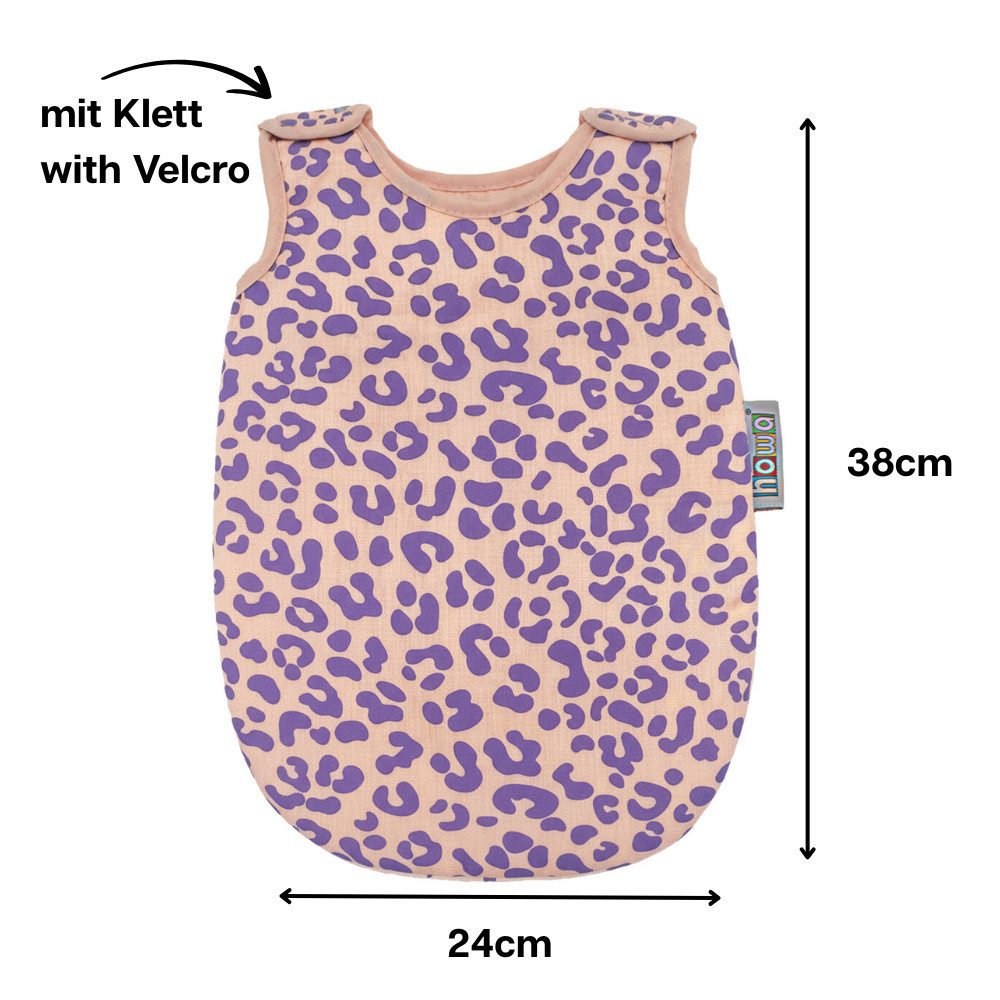 howa Puppen Schlafsack Leo, weich gepolstert, für Puppen bis 48 cm