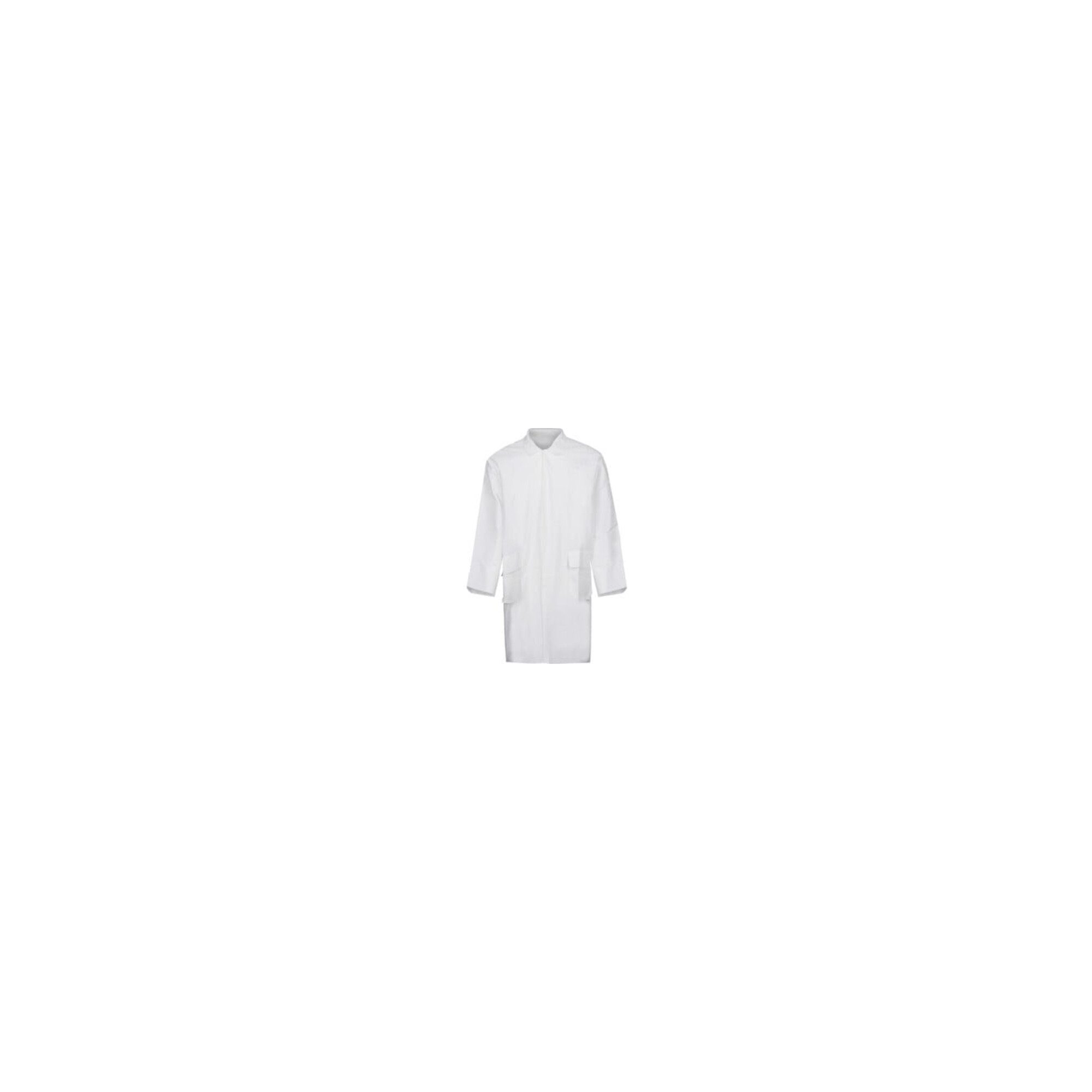 ASATEX Kurzmantel Kittel Kat.III Typ PB6(B) EN13034 EN14126:2003 Gr.XL weiss Kragen 5Dru