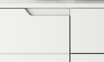 Feldmann-Wohnen Kommode Paris (1 St), 160x40x81,5cm weiß / weiß Hochglanz
