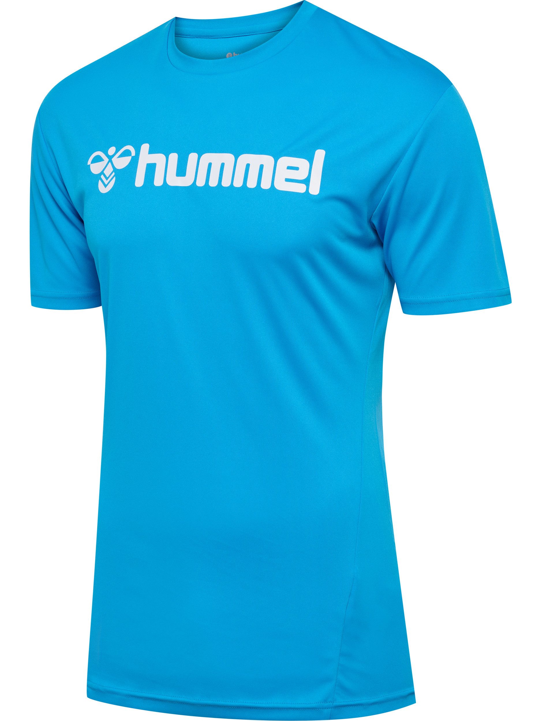 hummel Trainingsshirt hmlLOGO JERSEY S/S mit Rundhalsausschnitt, Kurzarm-Design, schnell trocknend