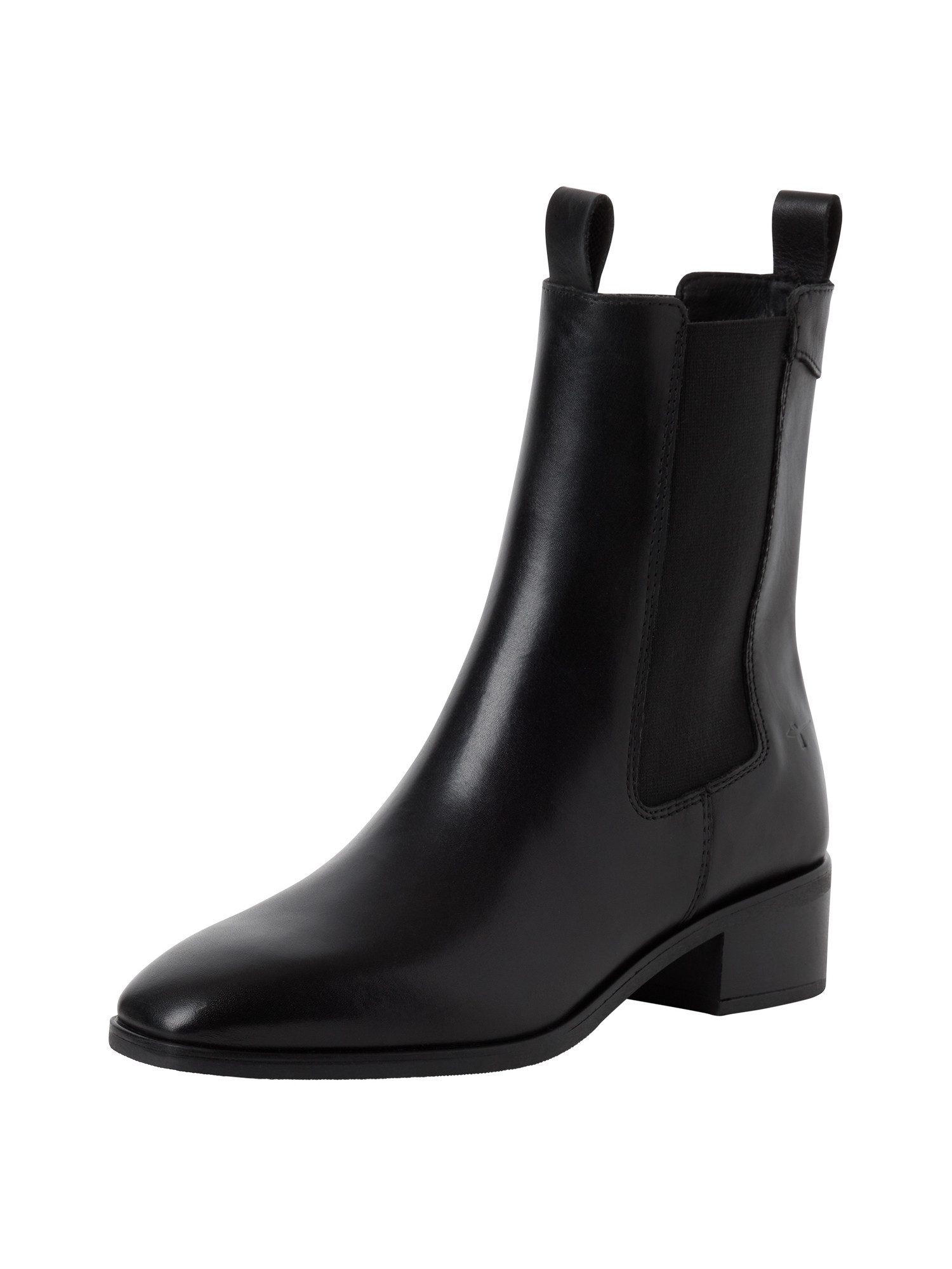 Tamaris TOUCH-IT aus Leder Blockabsatz 1-25304-47 Chelseaboots TOUCH-IT
