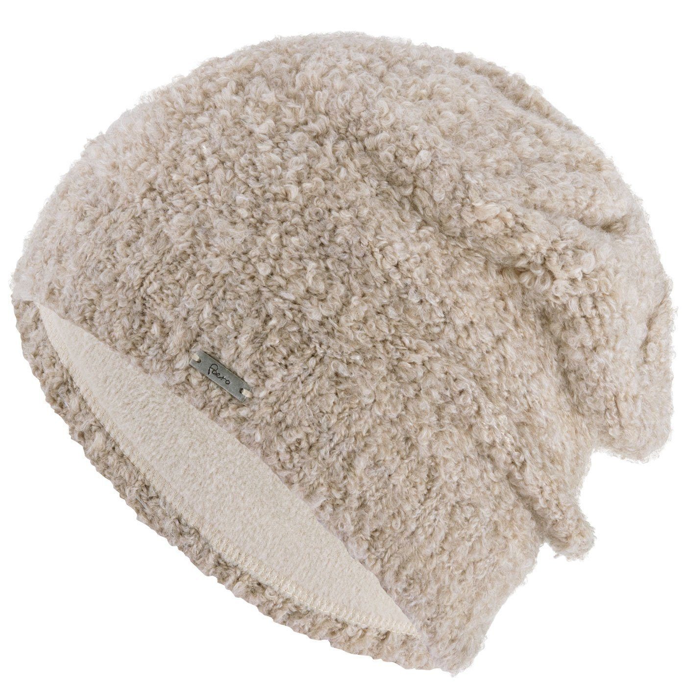 Faera Beanie Wintermütze Grobstrick mit Futter Beanie Mütze Damen Herren OneSize