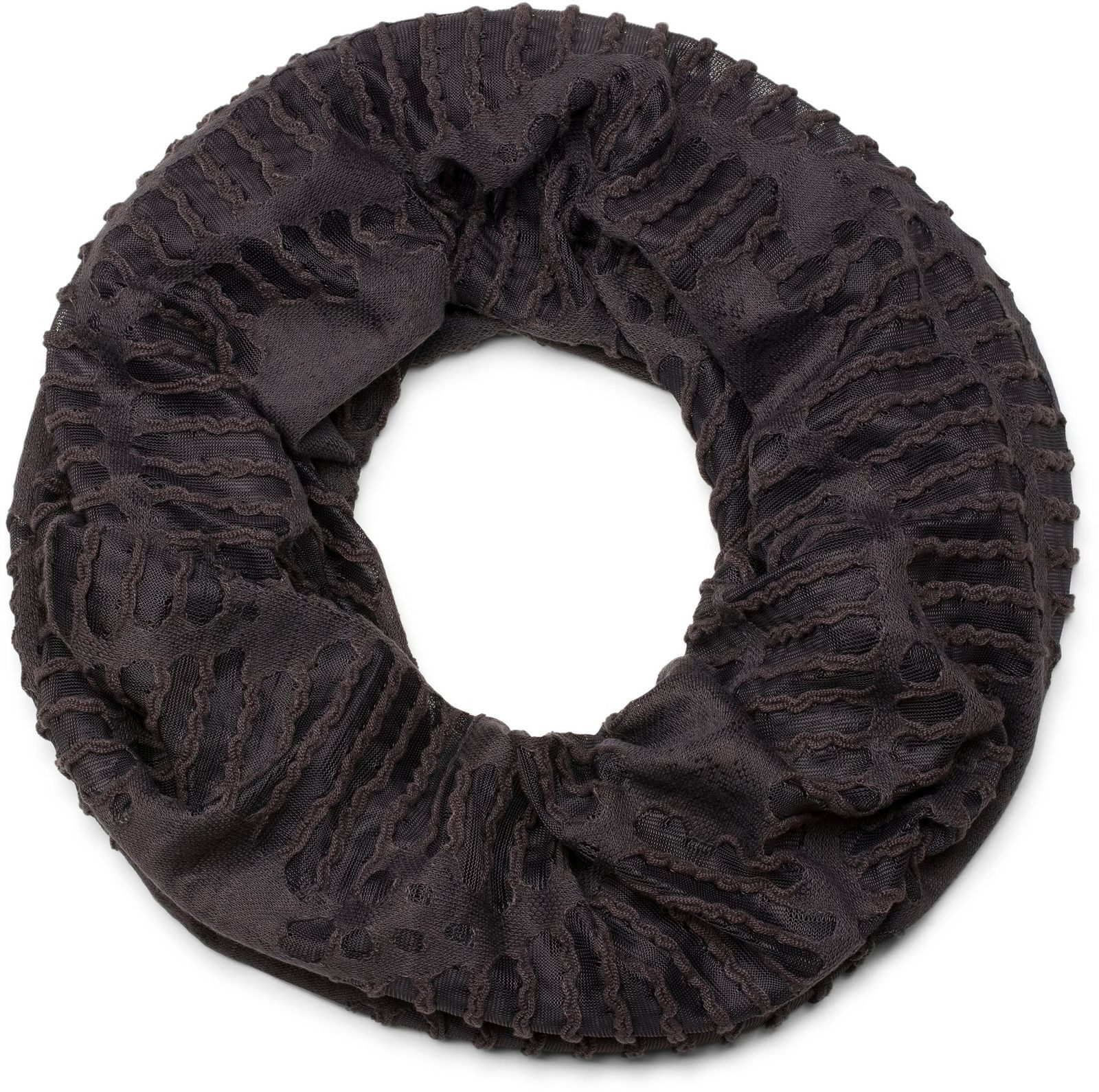 styleBREAKER Loop Loop mit langen Rissen, (1-St)
