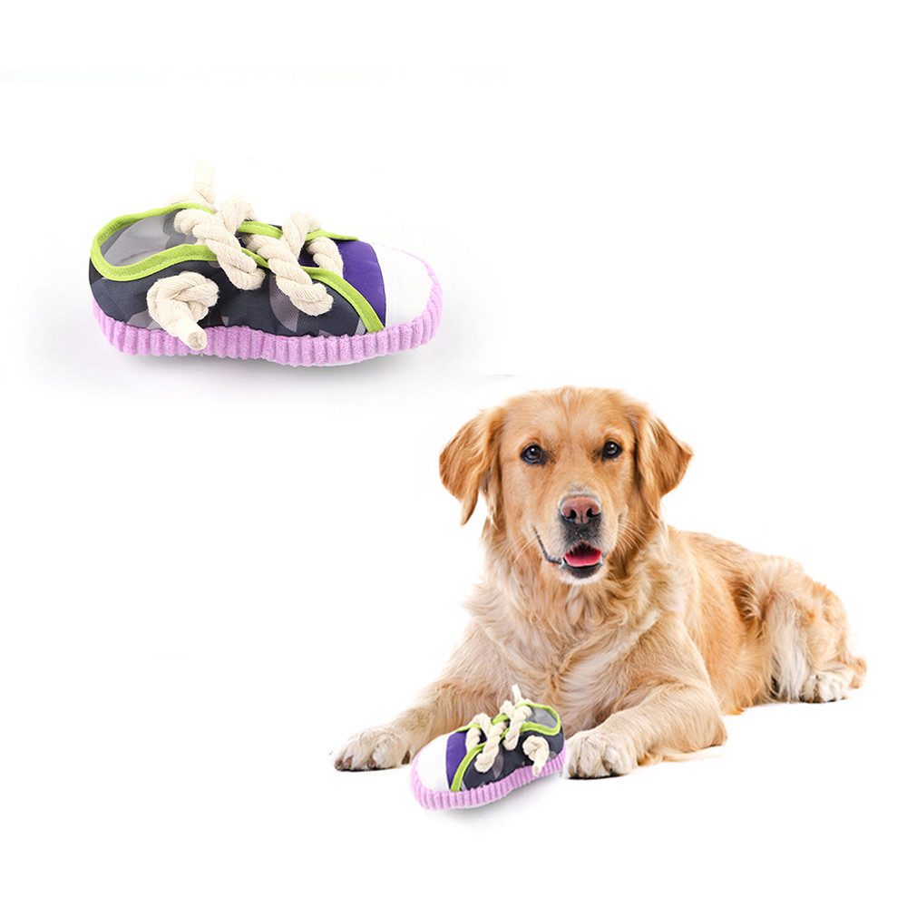 LAPA HOME Kauspielzeug Hundespielzeug quietschend Spielzeug für Hunde Mini-Sneakers Spielzeug, (Hundeschuh Kauspielzeug 1-tlg), Welpenspielzeug interaktives Spielzeug für Kleine/Mittlere/Große Hunde