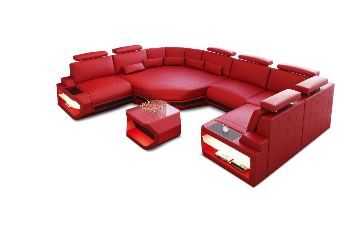 Sofa Dreams Wohnlandschaft Sofa Leder Asti günstig online kaufen