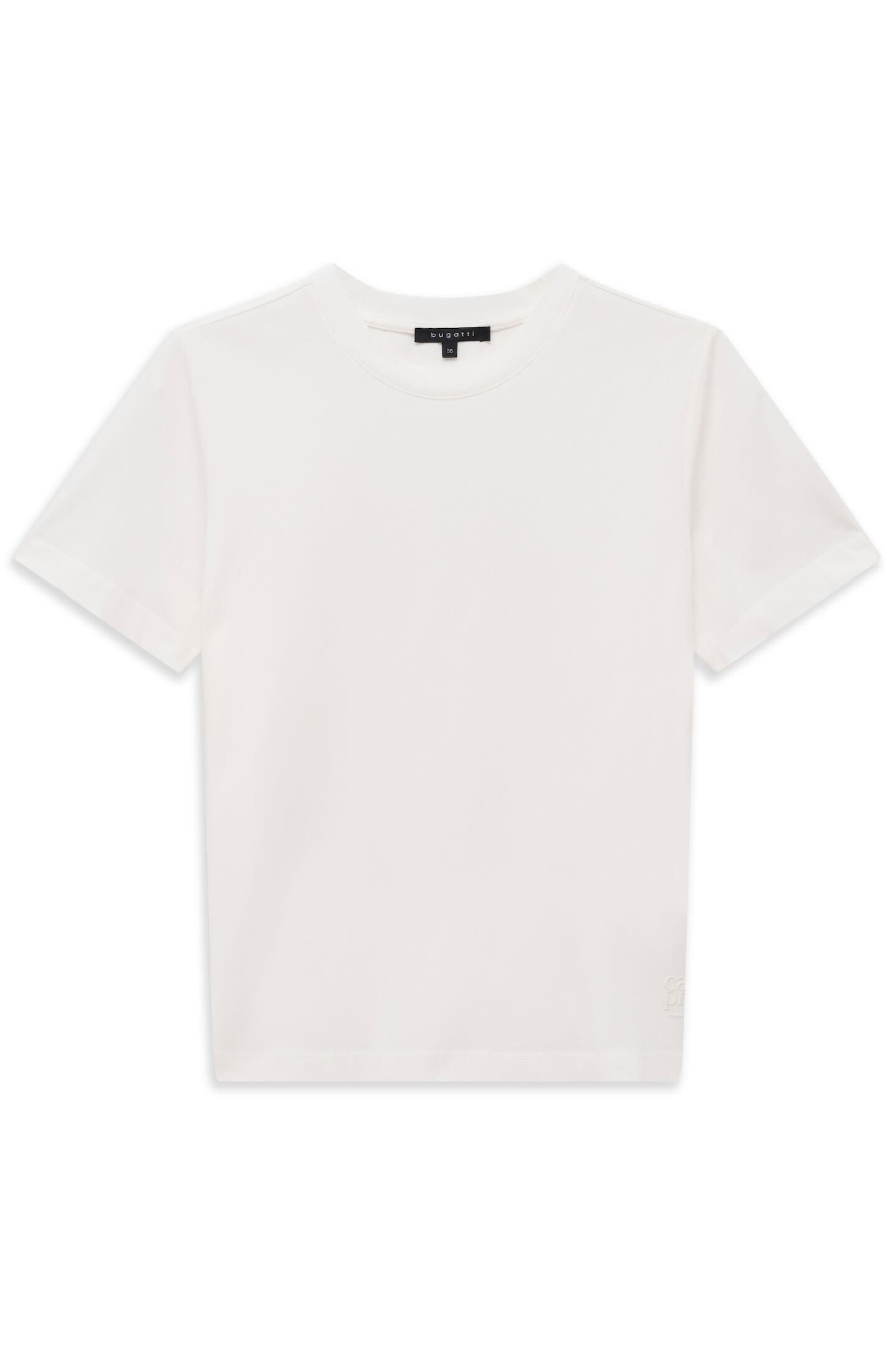 bugatti T-Shirt Elastisch mit Rundhals-Ausschnitt