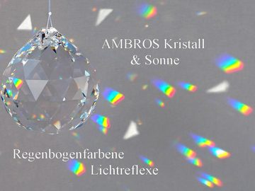 AMBROS-Kristall Hängedekoration 'Kugel Set' 2x20mm 3x30mm Crystal 30%PbO
