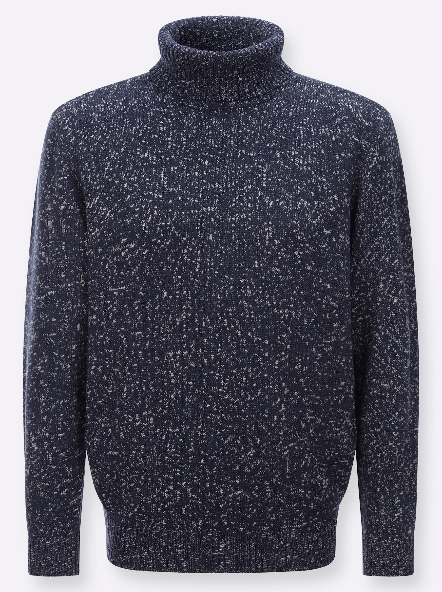 Sieh an! Strickpullover Rollkragen-Pullover Langarm