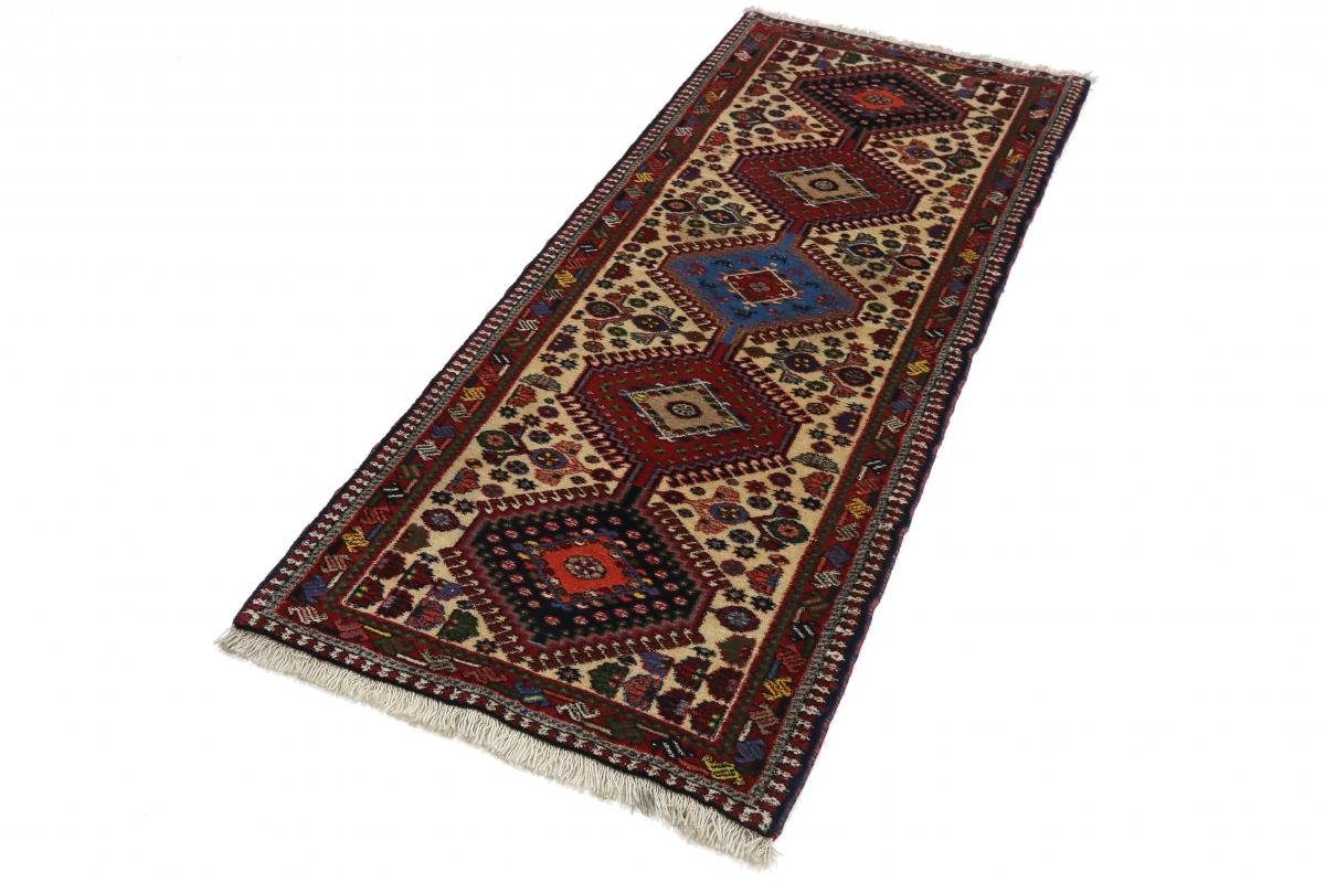 Orientteppich Yalameh Aliabad 58x151 Perserteppich, Handgeknüpfter Orientteppich Nain mm 12 Höhe: rechteckig, Trading, 