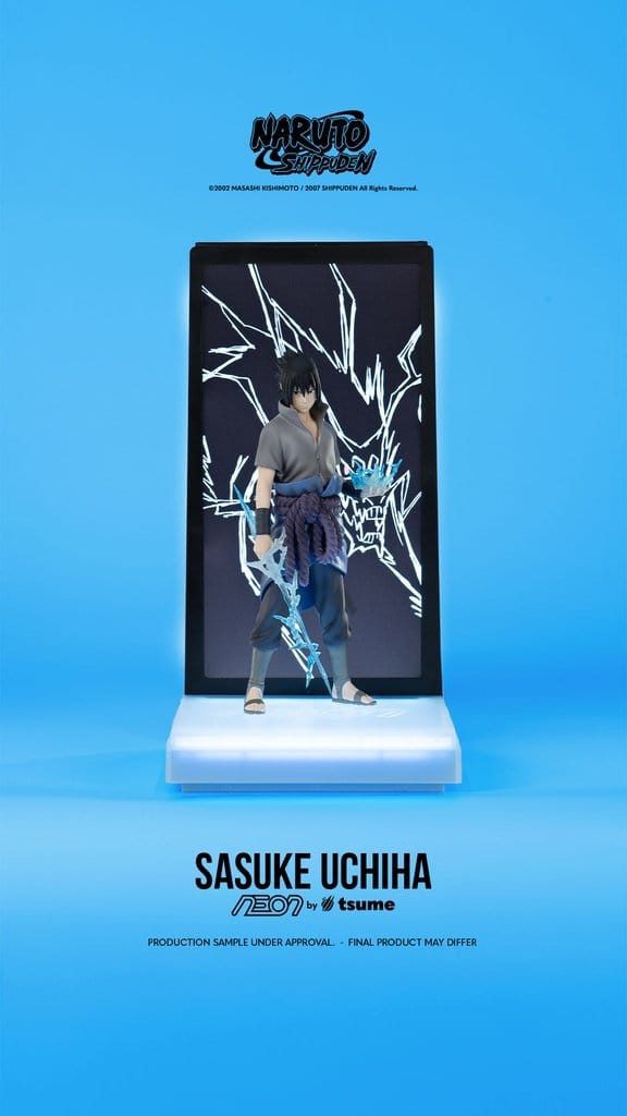 Tsume Art Merchandise-Figur Naruto Neon Figur 1/9 Sasuke Uchiha 25 cm
