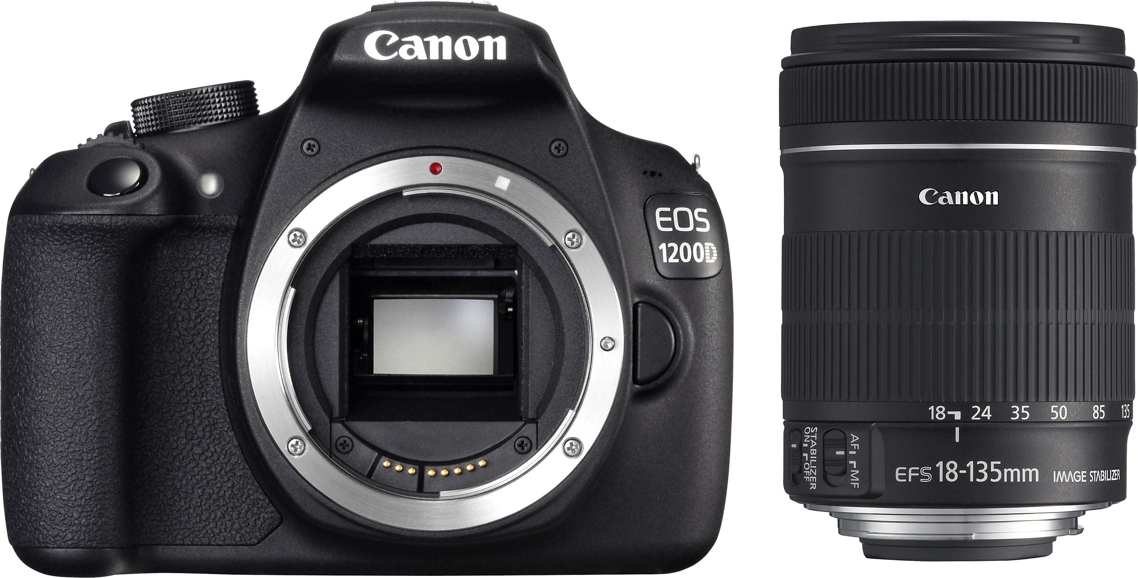 Canon EOS 1200D Spiegelreflex Kamera, EF S18-135IS Zoom, 18 Megapixel ...