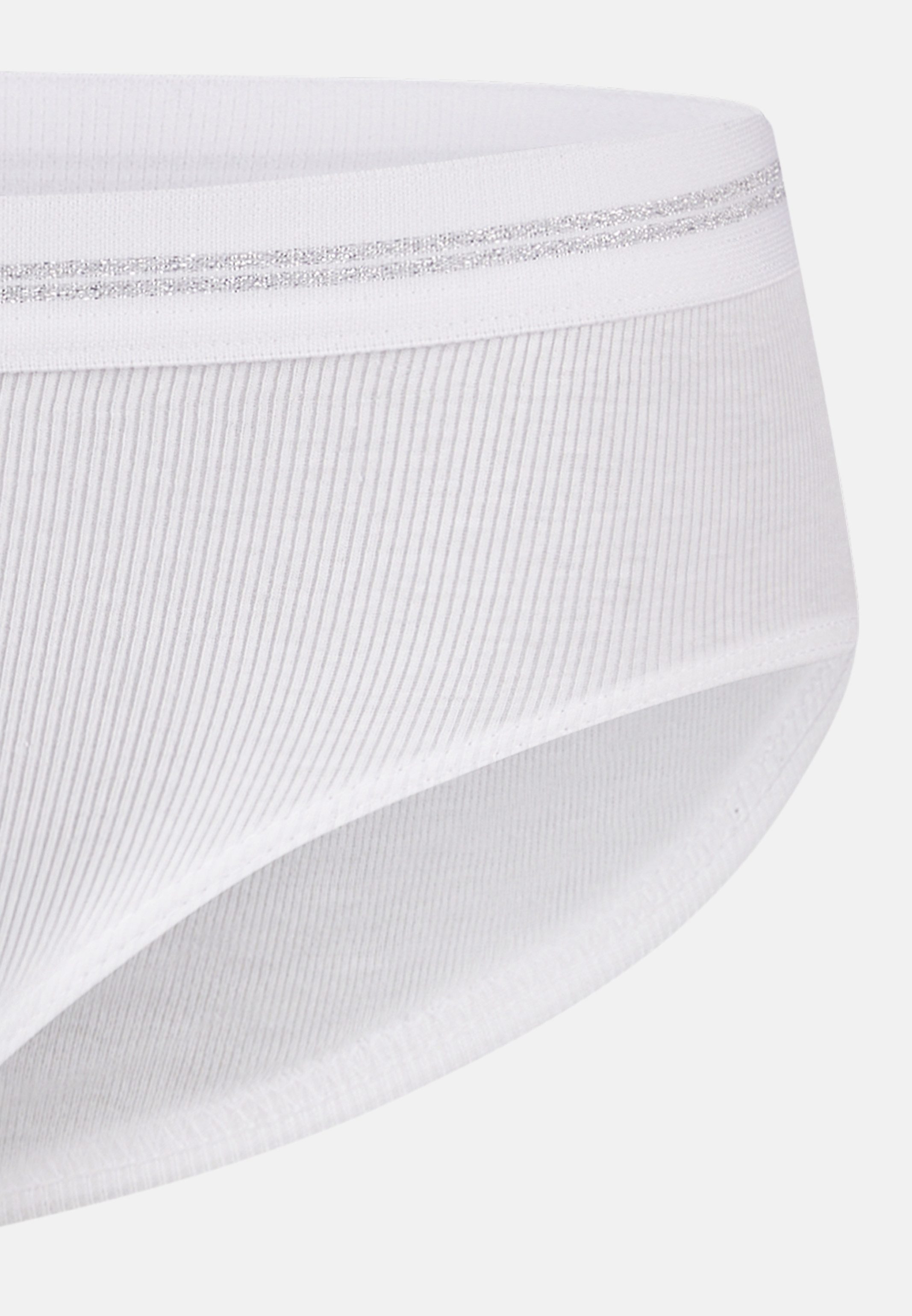 Schiesser Panty 6er Pack Teens Girls Long Life Cotton (Spar-Set, 6-St) Panty - Baumwolle - Glänzender Look durch Lurex-Fäden im Bund