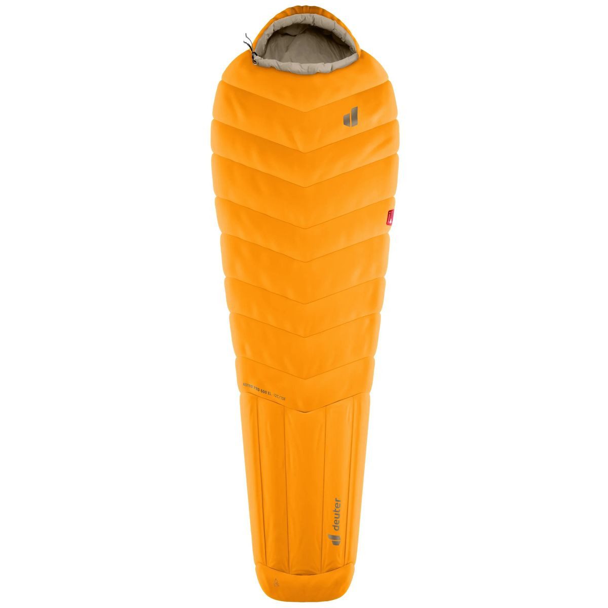 deuter Daunenschlafsack Astro Pro 600 EL Extra Long -12C/10F, Extra langer Schlafsack mit RDS-Daune für optimale Wärmeleistung und