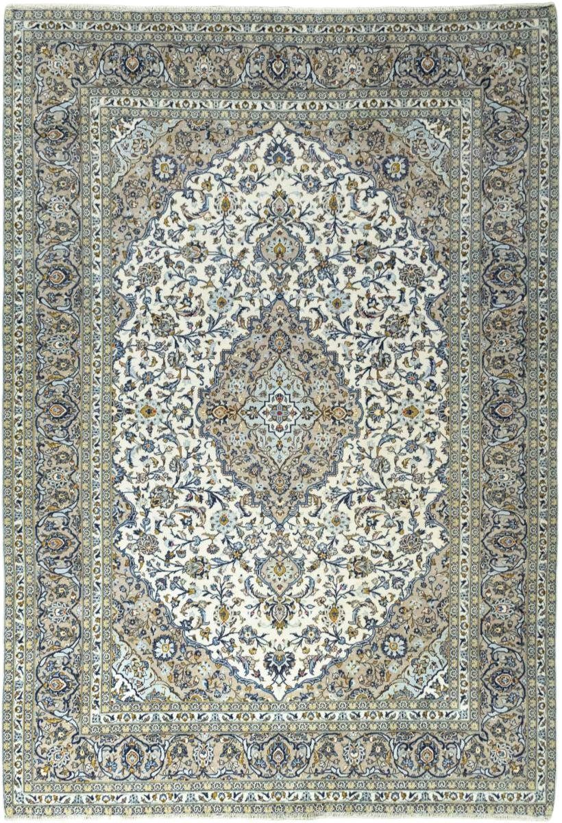 Orientteppich Keshan 245x349 Handgeknüpfter Orientteppich / Perserteppich, Nain Trading, rechteckig, Höhe: 12 mm