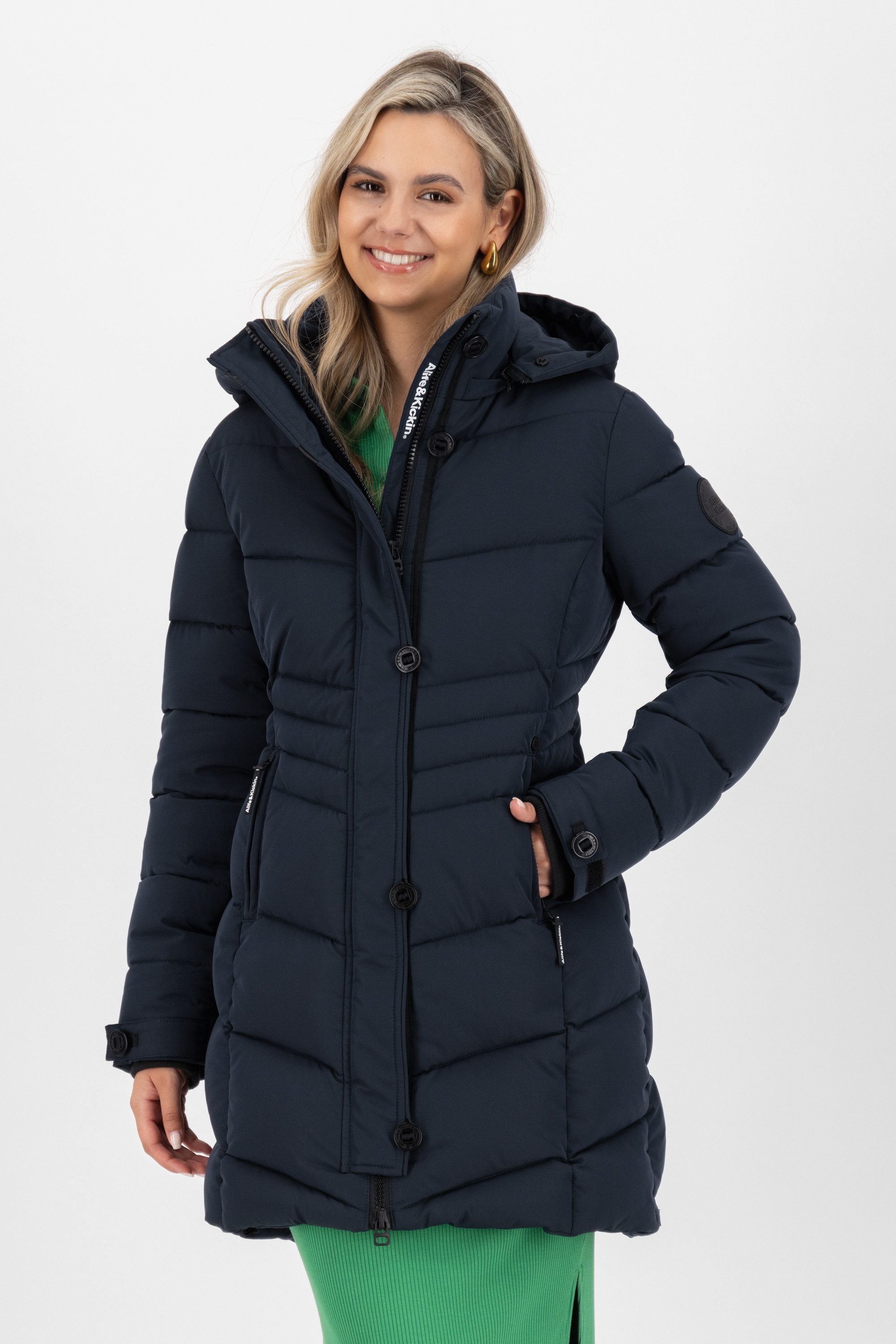 Alife & Kickin Winterjacke Damen AmaliaAK A Lange gefütterte Damenwinterjac günstig online kaufen
