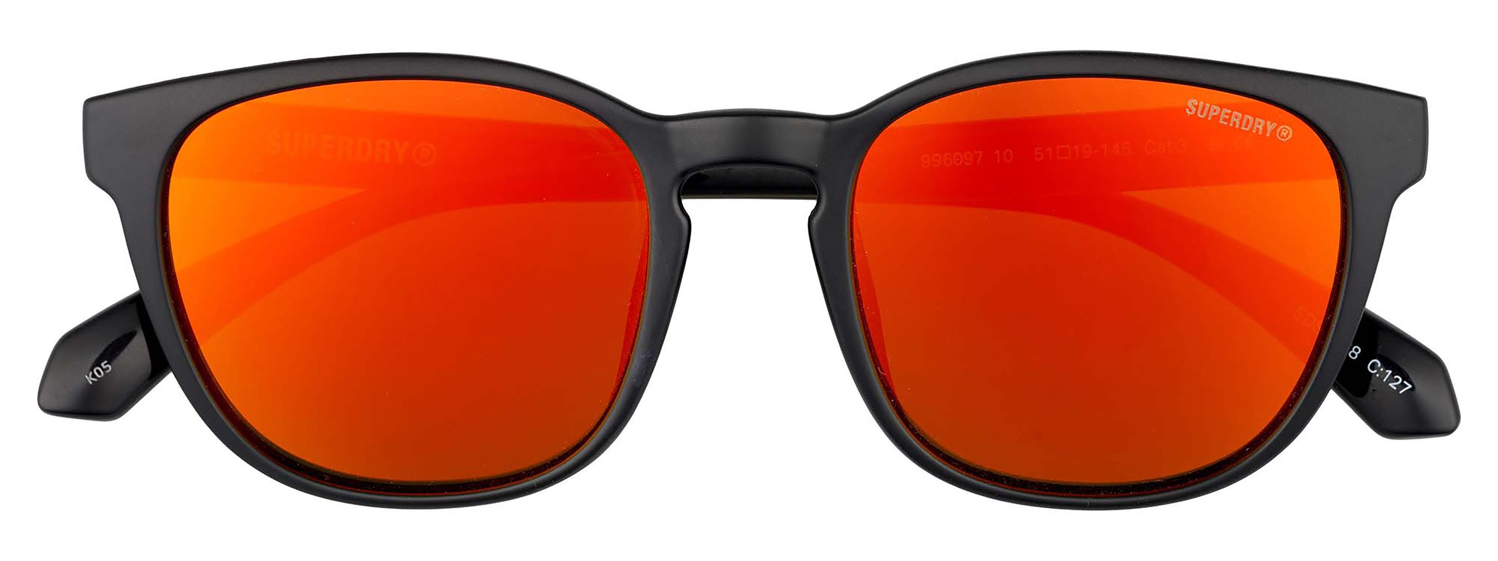 Superdry Sonnenbrille Modell 996097 Form Karree/Soft, Logoschriftzug auf Bügel, Injectionfassung
