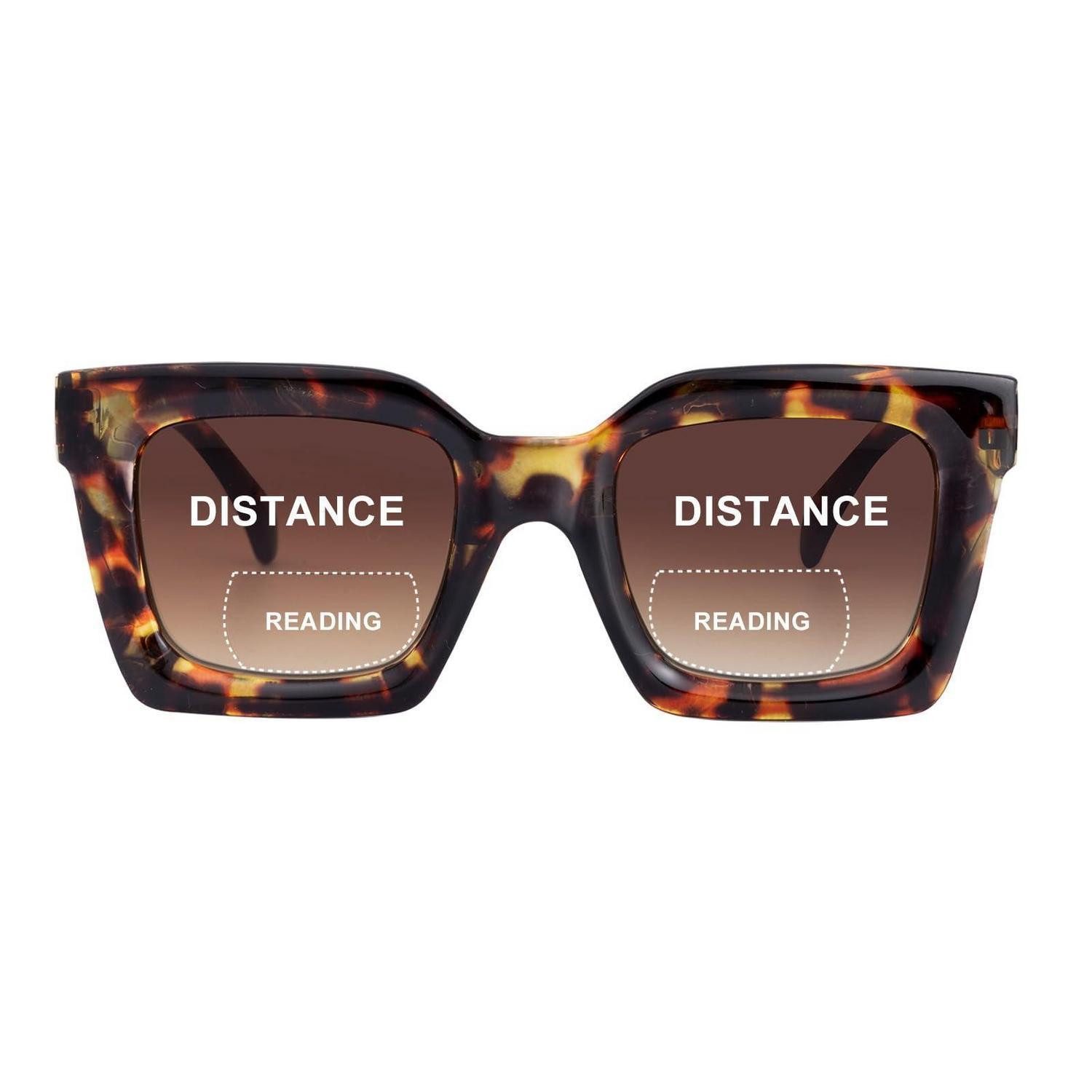 LuxusKollektion Sonnenbrille Bifokale Lesesonnenbrille Damen Herren Schildpatt Retro