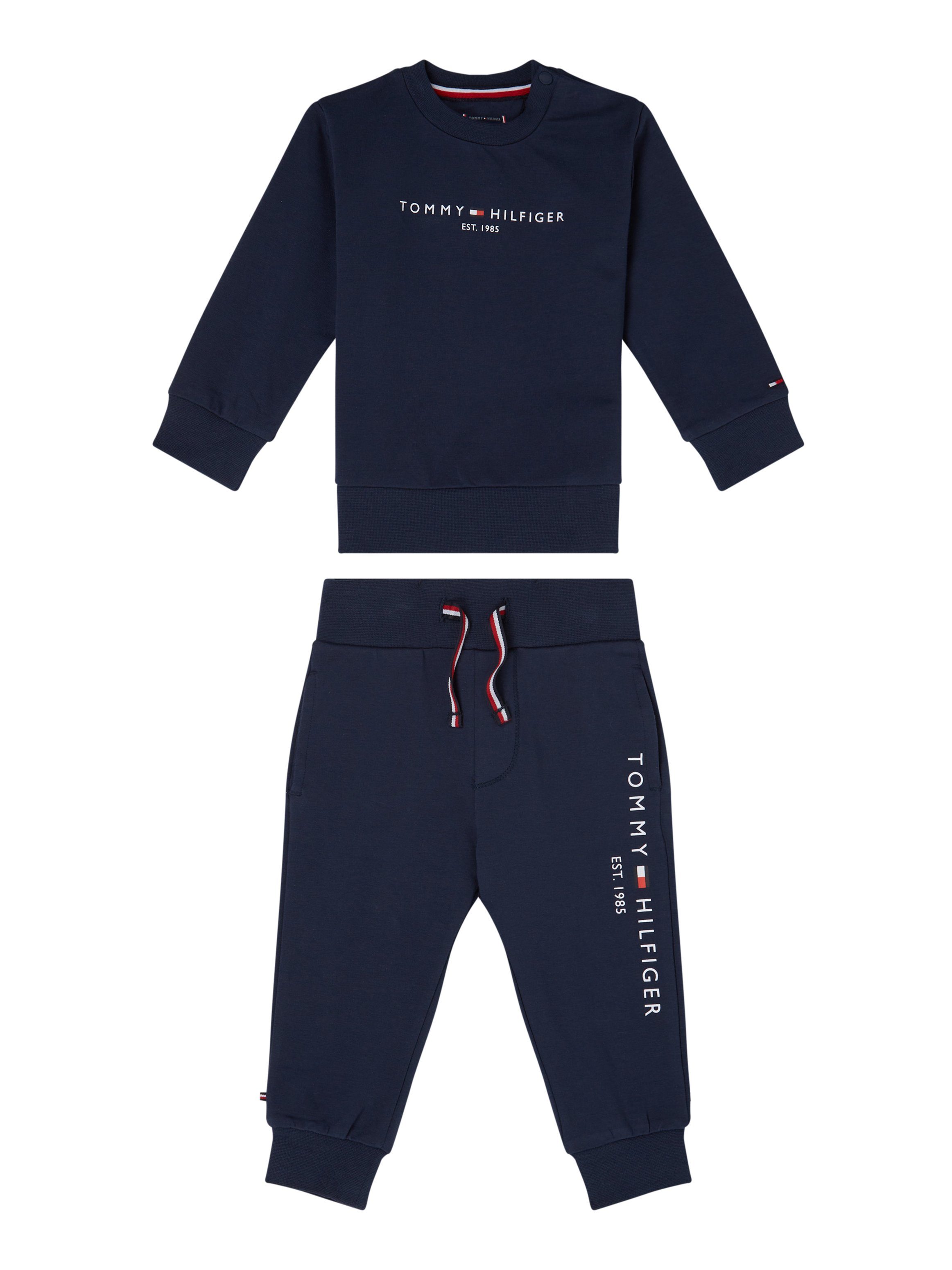 Tommy Hilfiger Shirt Hose ESSENTIAL & CREWSUIT BABY 2-tlg., (Set, 2er)