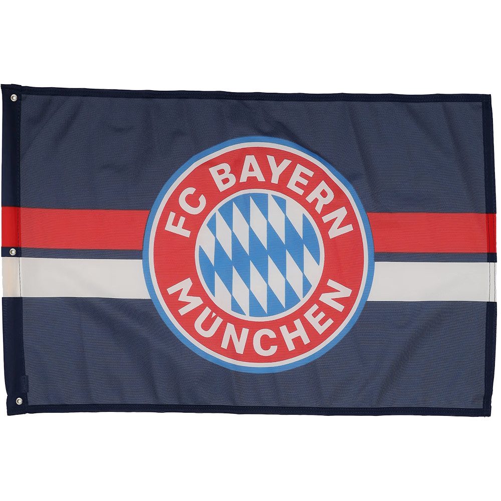Fahne FC Bayern München Hissfahne Logo navy 180 x 120
