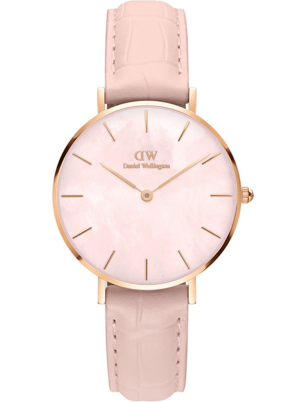 Daniel Wellington Quarzuhr Daniel Wellington DW00100514 Damenuhr Petite Mother of Pearl 32mm 3ATM Daniel Wellington DW00100514 Damenuhr Petite Mother of Pearl 32mm 3ATM